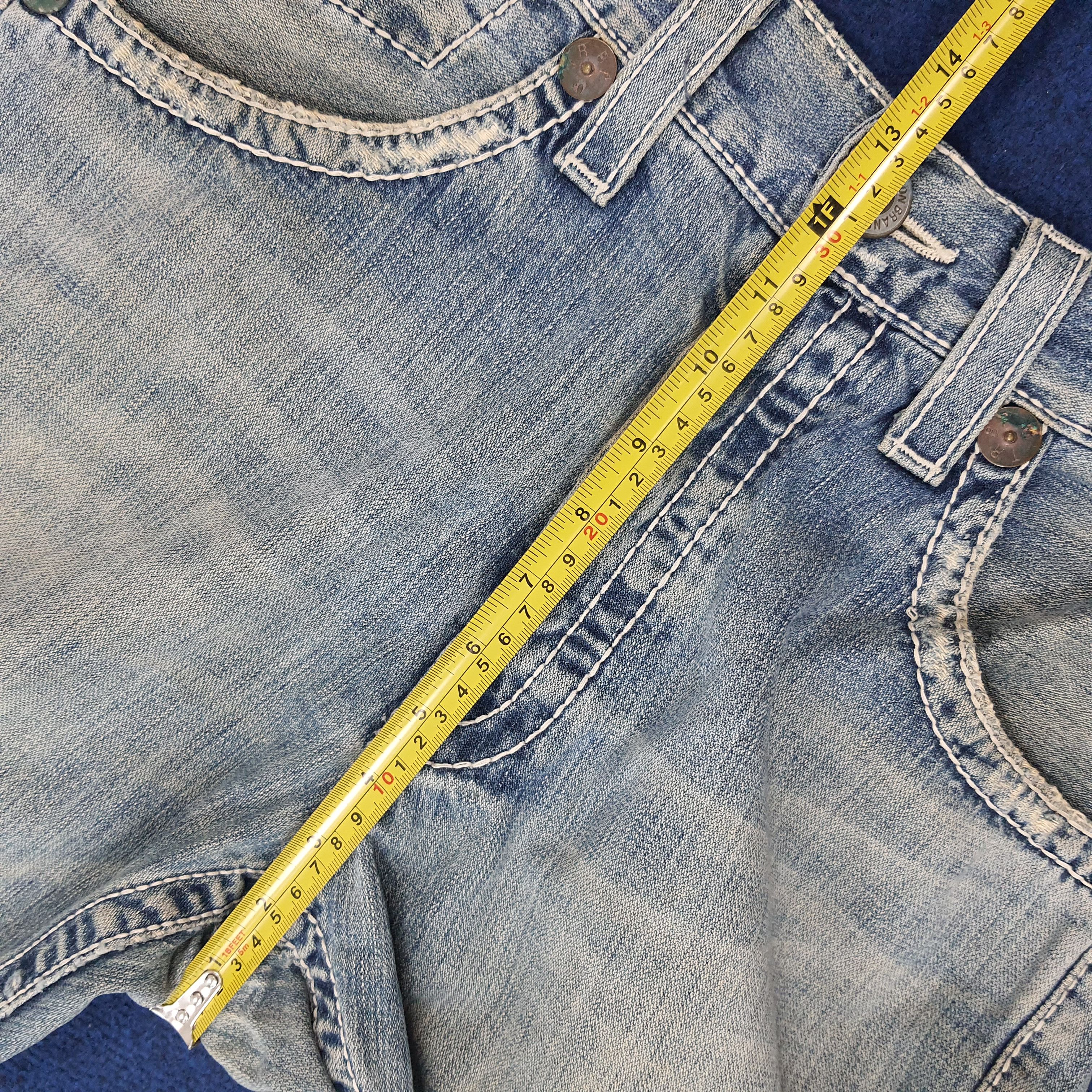 True Religion Vintage True Religion Marco Big T Distressed Jeans C272N13 Size US 33 - 14 Thumbnail