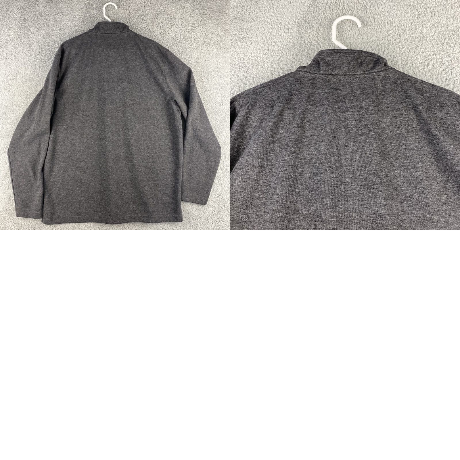 Vintage 17th Green 1/4 Zip Active Sweater Long Sleeve Shirt Men’s Large XXL gray /43-35 Size US XXL / EU 58 / 5 - 8 Thumbnail