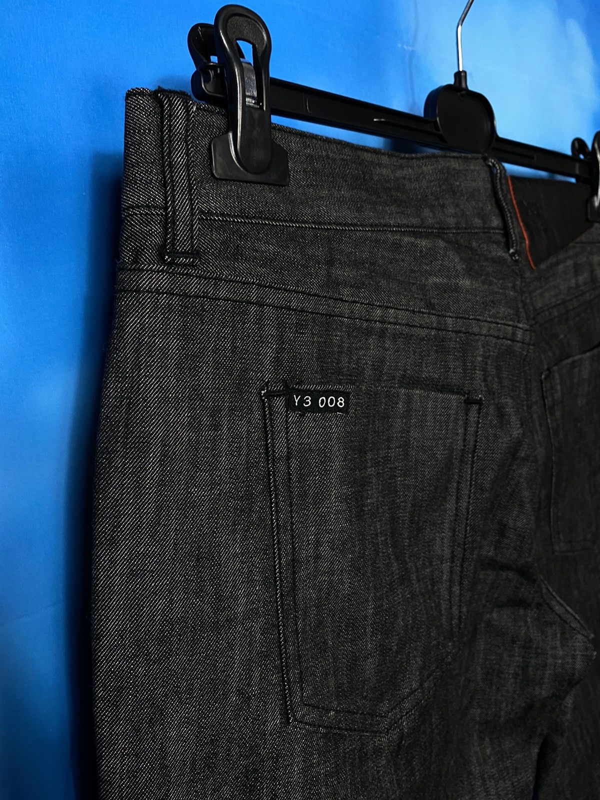 Yohji Yamamoto 🔥 Adidas x Yohji Yamamoto vintage denim pants Size 29" - 4 Thumbnail