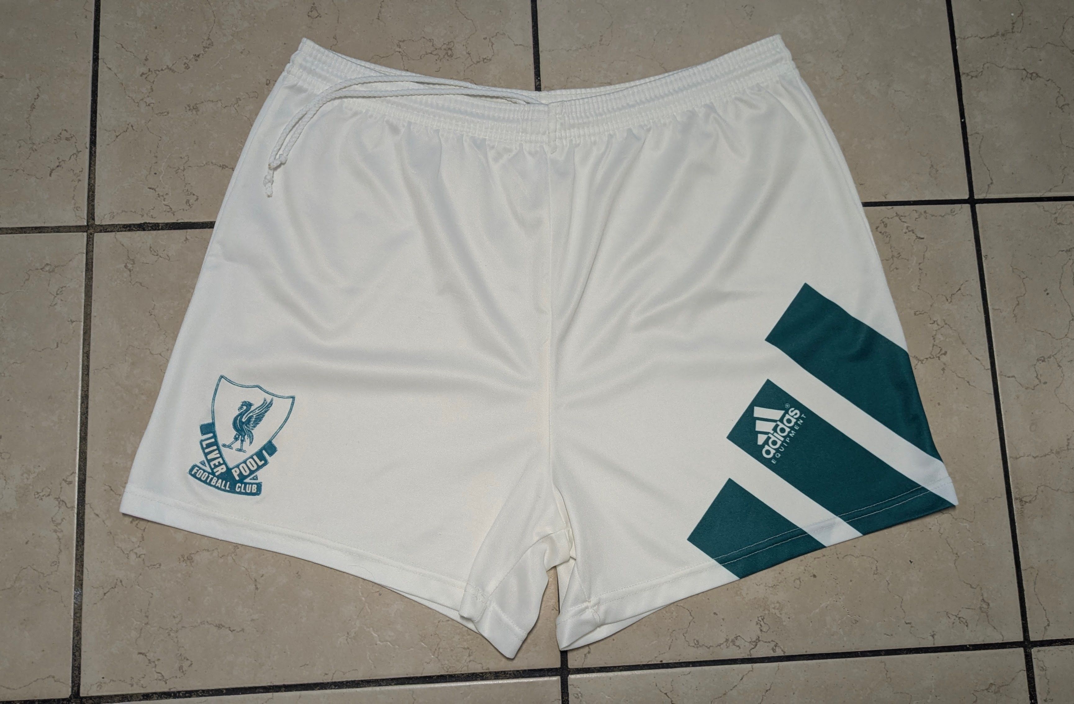 Adidas Equipment 1992 Liverpool Away White Short Size 36