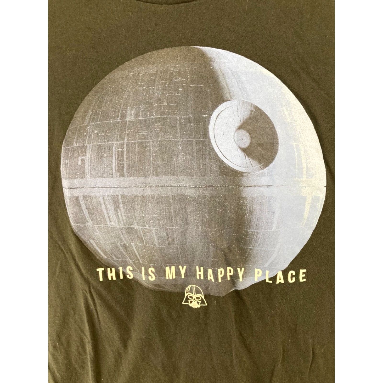 Star Wars Star Wars Mens T-Shirt L Black Death Star This Is My Happy Place Size US L / EU 52-54 / 3 - 2 Thumbnail