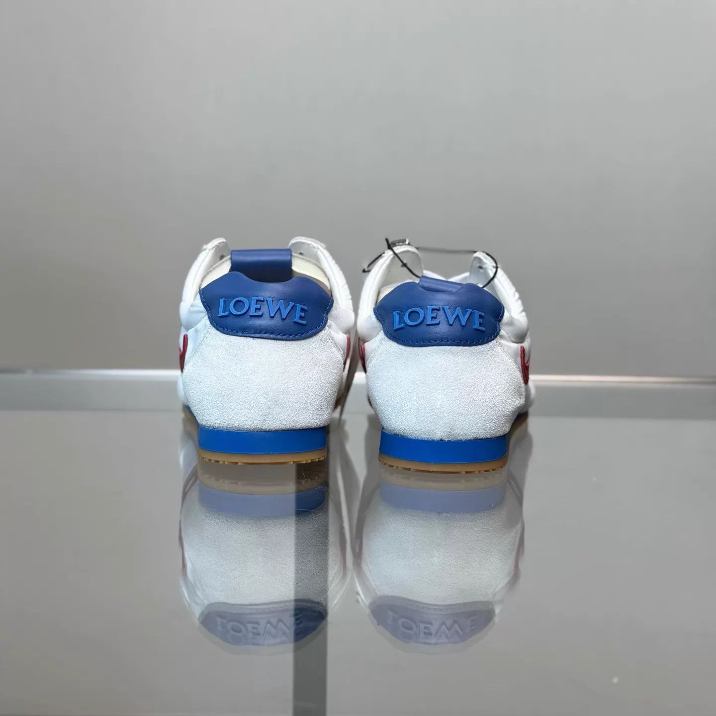 Loewe Loewe Ballet Runner 2.0 White Red Blue 36 Size US 5.5 / IT 35.5 - 3 Thumbnail