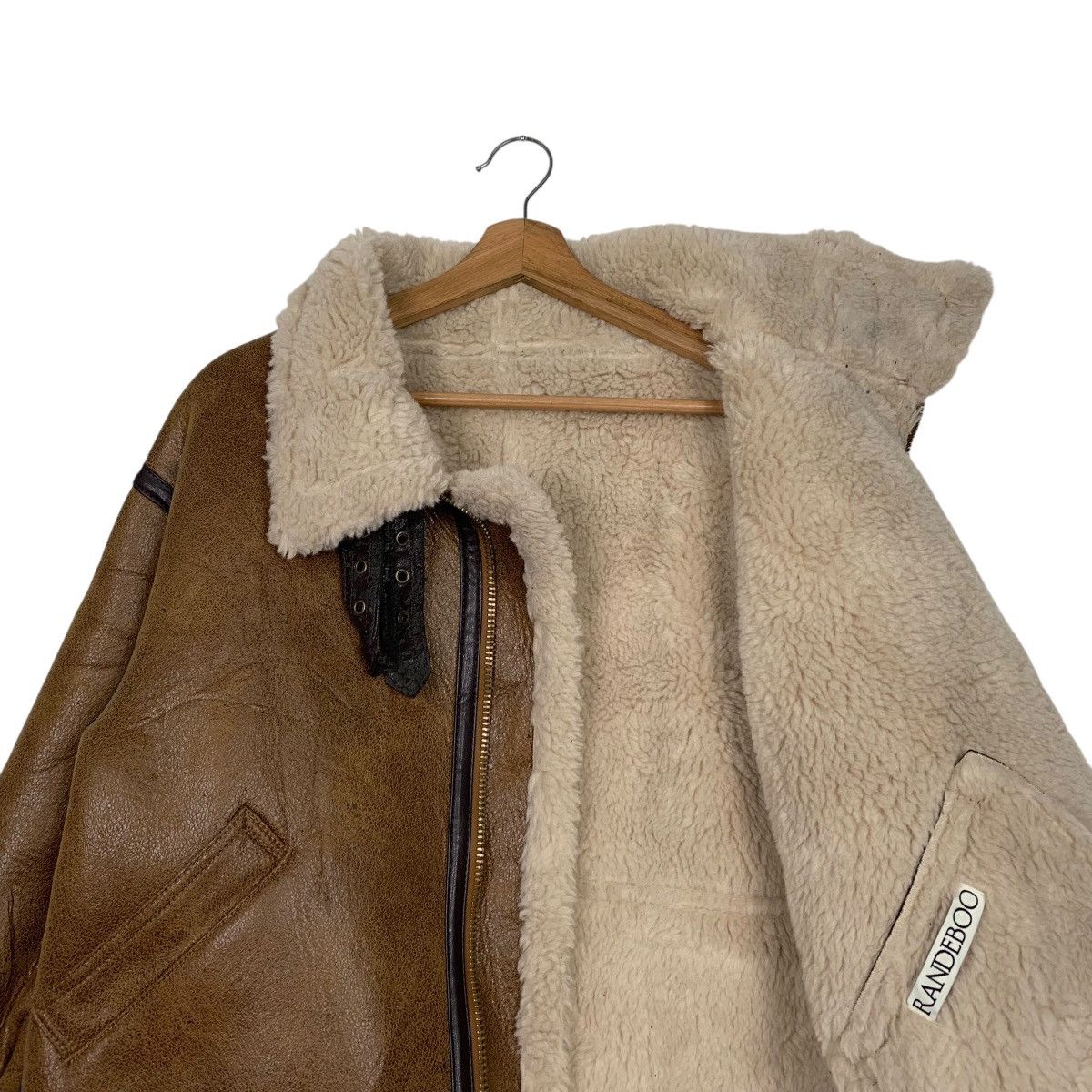 Japanese Brand Japanese Brand Randeboo Shearling Jacket Size US S / EU 44-46 / 1 - 10 Thumbnail