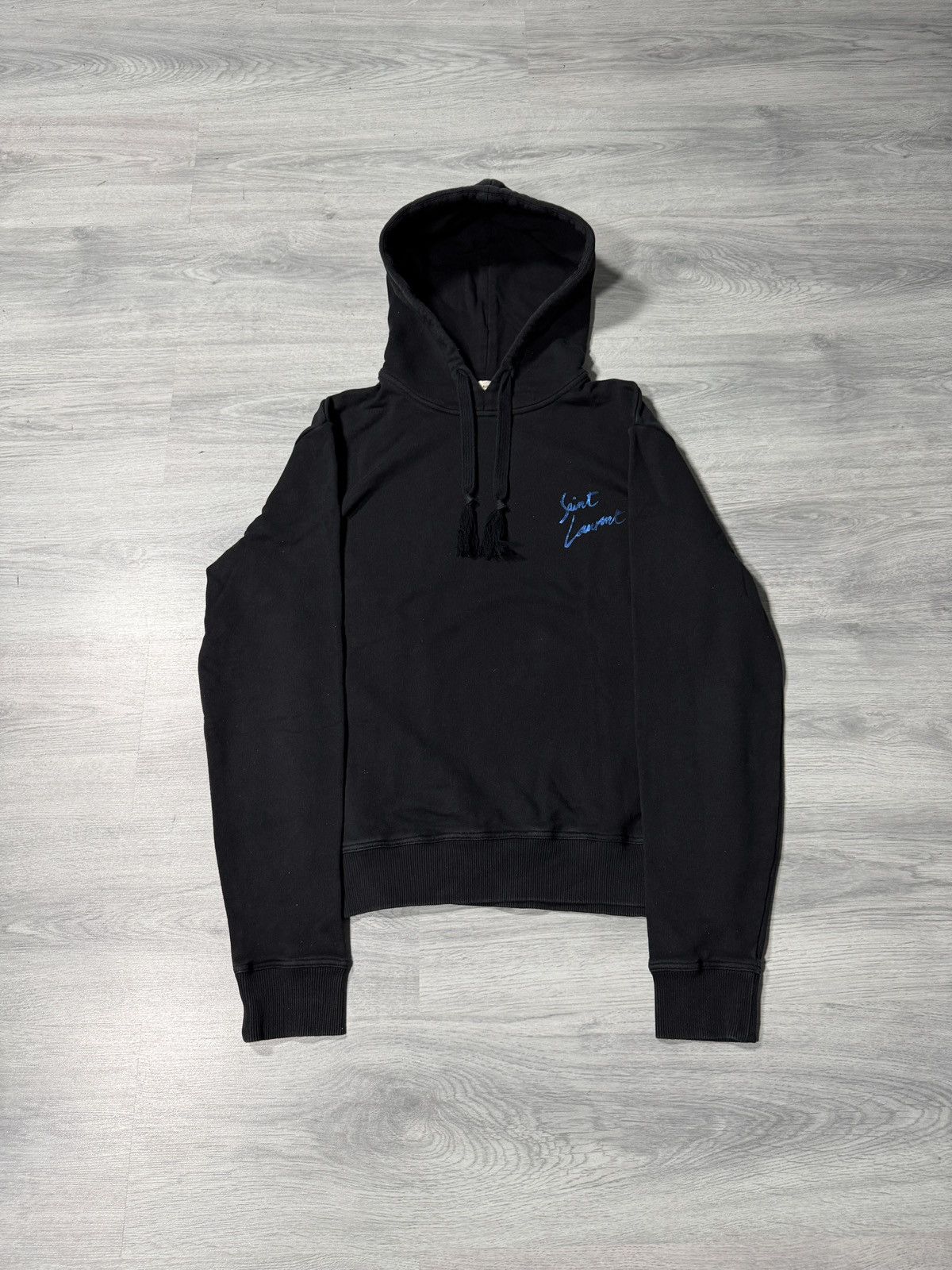 Saint Laurent Paris Saint Laurent Paris Signature logo hoodie