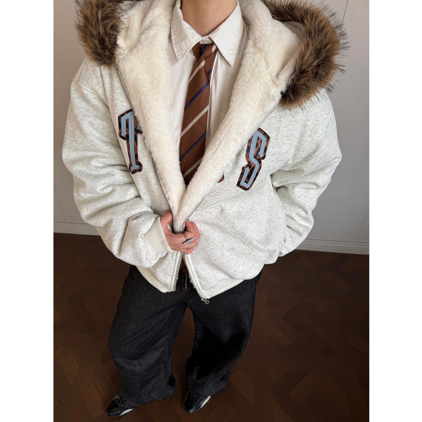 Other Fur Hooded Zip-Up Hoodie Size US M / EU 48-50 / 2 - 3 Thumbnail