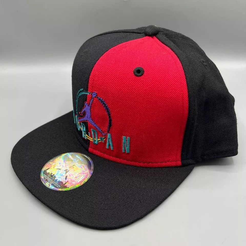 Jordan Brand Air Jordan True Hat Men Embroidered Jumpman Snap Back Cap Size ONE SIZE - 2 Thumbnail