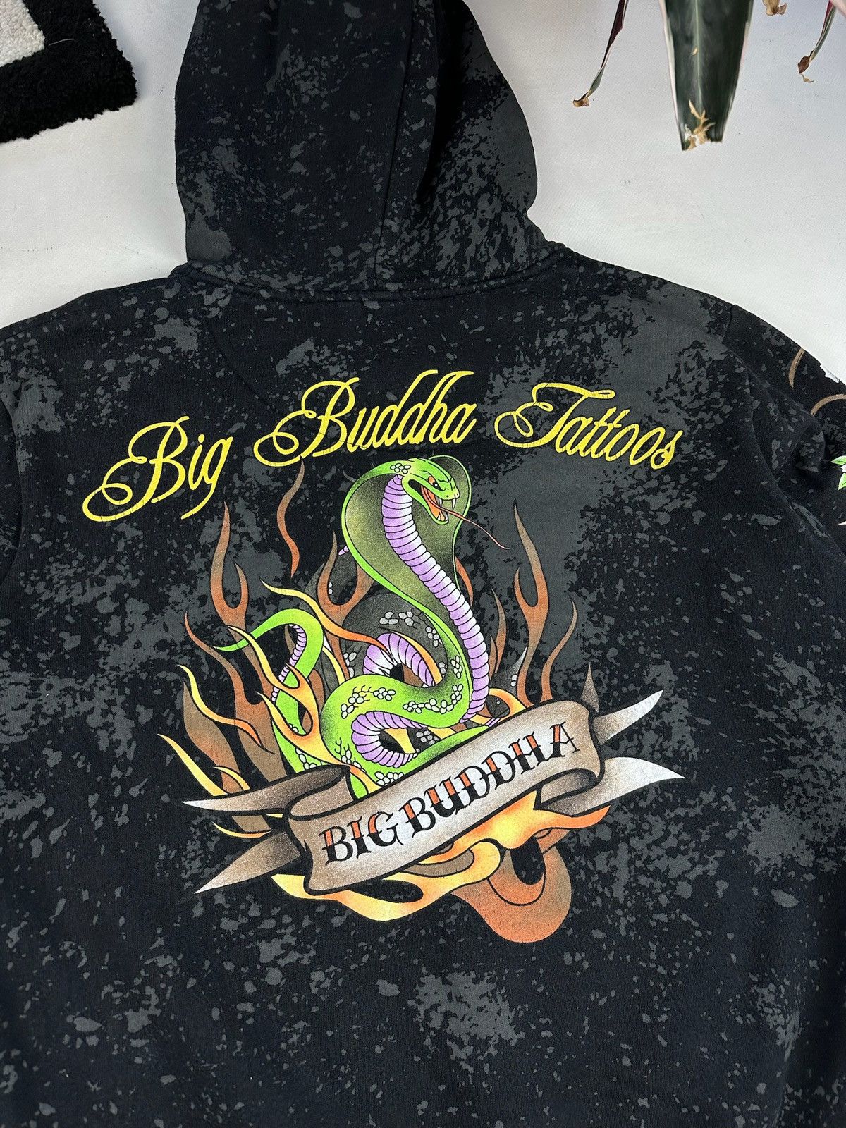 Ed Hardy × Vintage Vintage Ed Hardy Style Zip-Hoodie Rusty Neal Los-Angeles Y2K Size US S / EU 44-46 / 1 - 4 Thumbnail