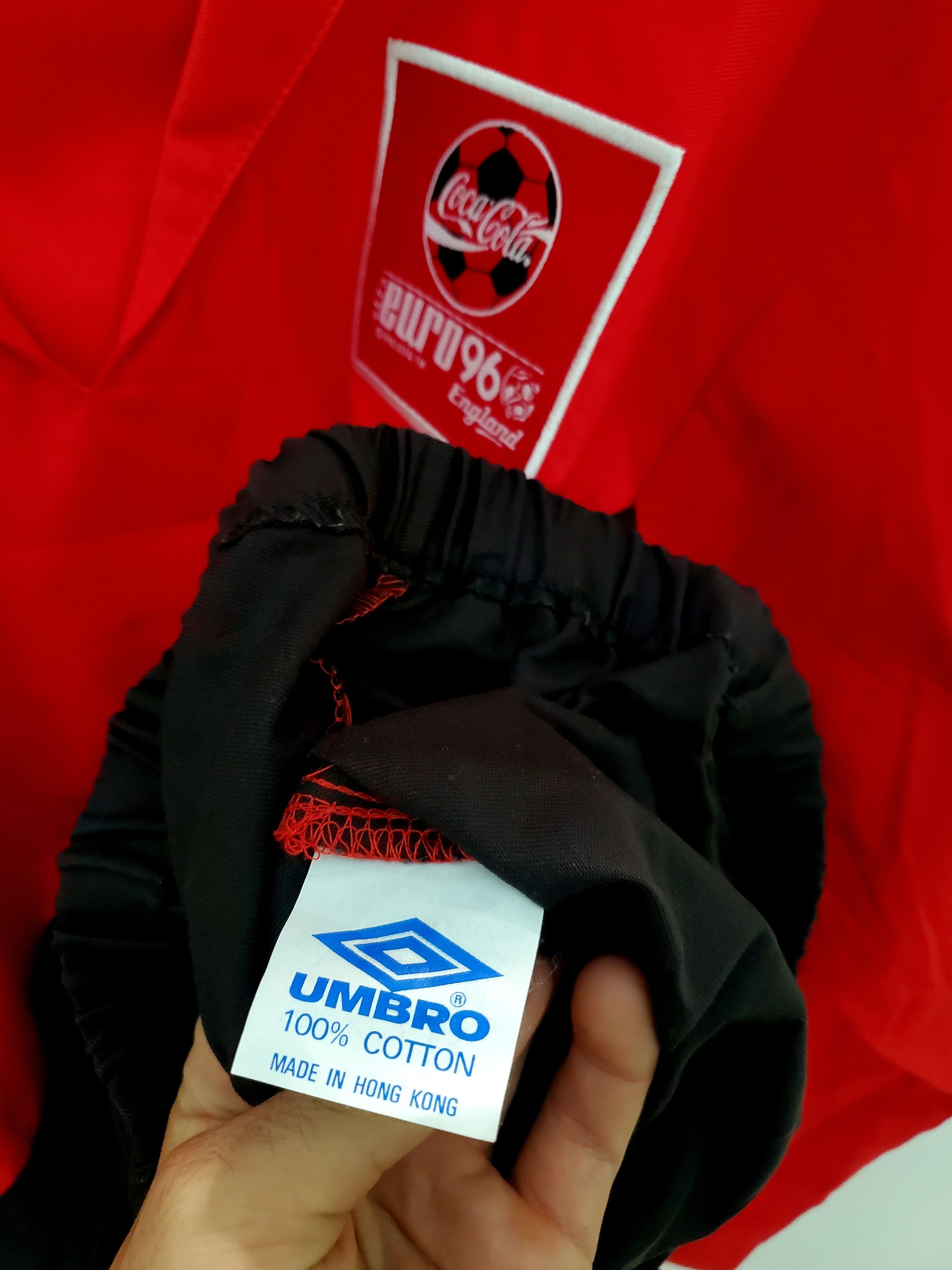 Umbro Vintage 90's Umbro Coca-Cola Euro England Football Xl Size US XL / EU 56 / 4 - 4 Thumbnail