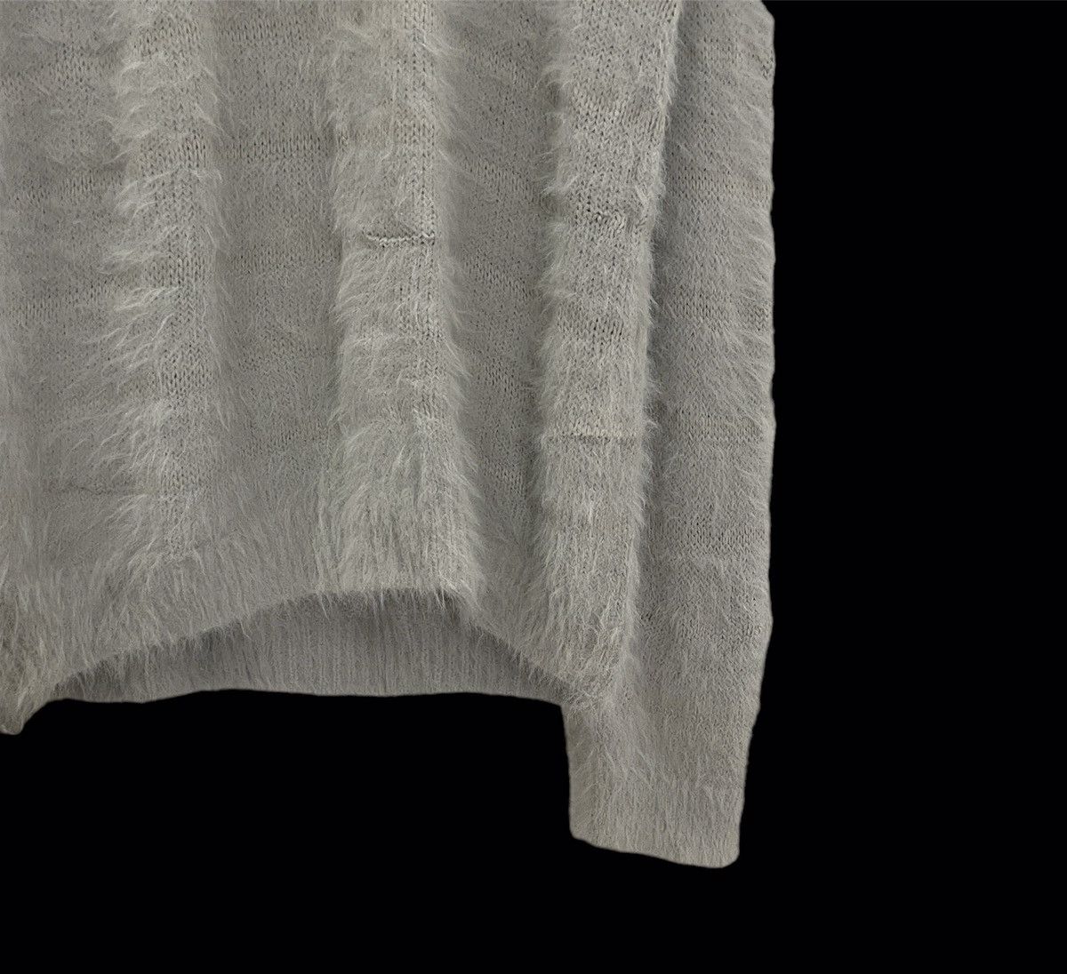 Aran Isles Knitwear × Japanese Brand Shoo La Rue Mohair Jumper Vintage Knitwear Size M / US 6-8 / IT 42-44 - 2 Thumbnail