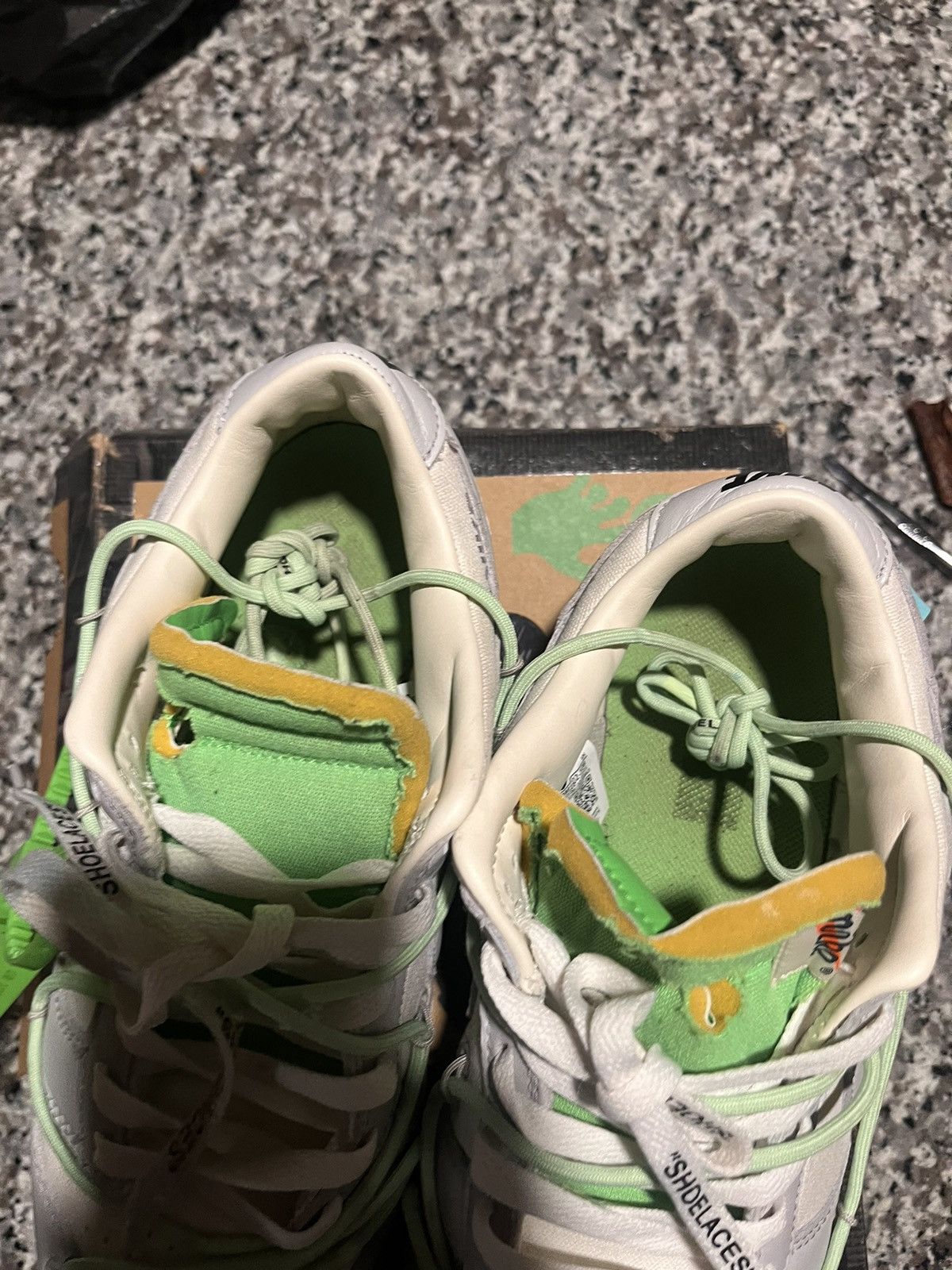 Nike × Off-White Nike Dunk Low A lot 7 Size US 10.5 / EU 43-44 - 9 Thumbnail