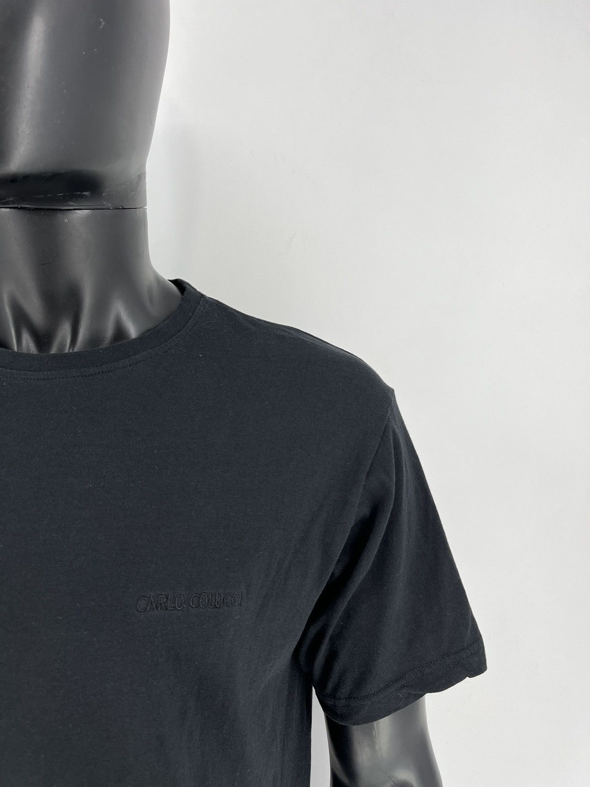Carlo Colucci × Vintage Vintage Rare Logo Carlo Colucci Black Relaxed T-Shirt Size US XL / EU 56 / 4 - 5 Thumbnail