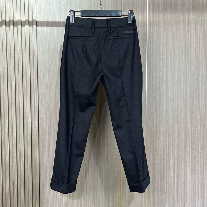 Prada Prada Black wool suit trousers 2504-Nextarrow Size 25" / US 0 / IT 36 - 2 Thumbnail