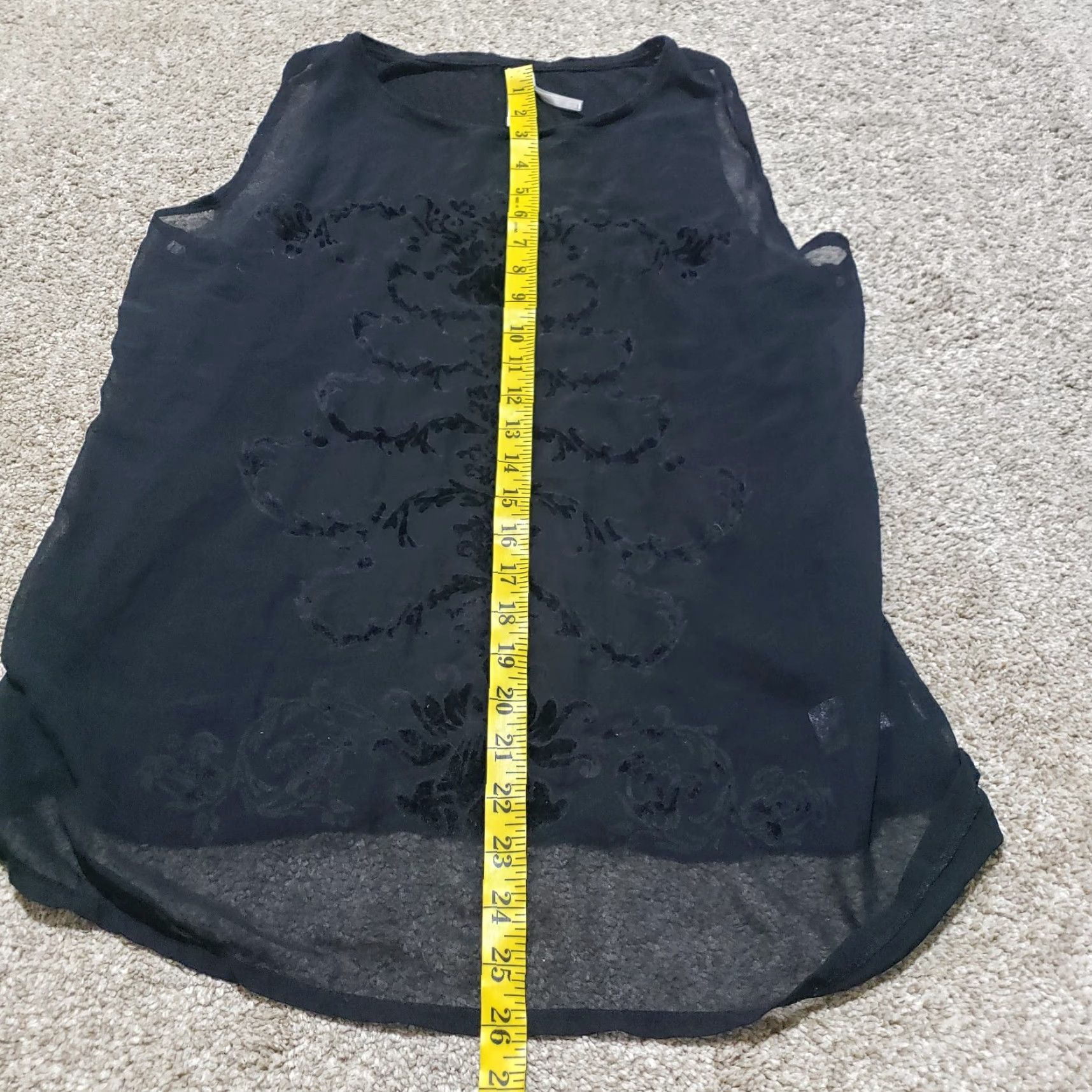 Vintage VINTAGE Kische Black Sleeveless Blouse Adult Women's Size L Large Size L / US 10 / IT 46 - 6 Thumbnail