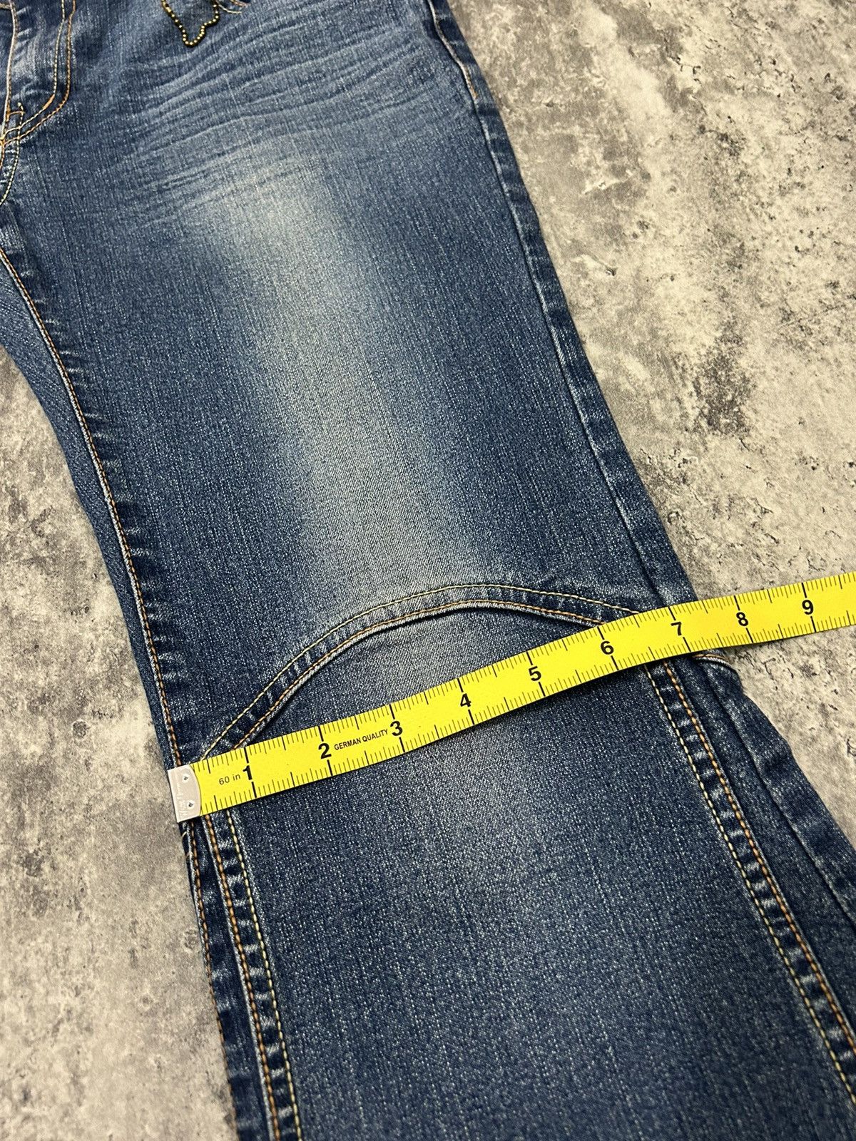 14th Addiction × If Six Was Nine × Le Grande Bleu (L.G.B.) Araora Jeans Bell Buttom Flare Pants Size US 27 - 19 Thumbnail