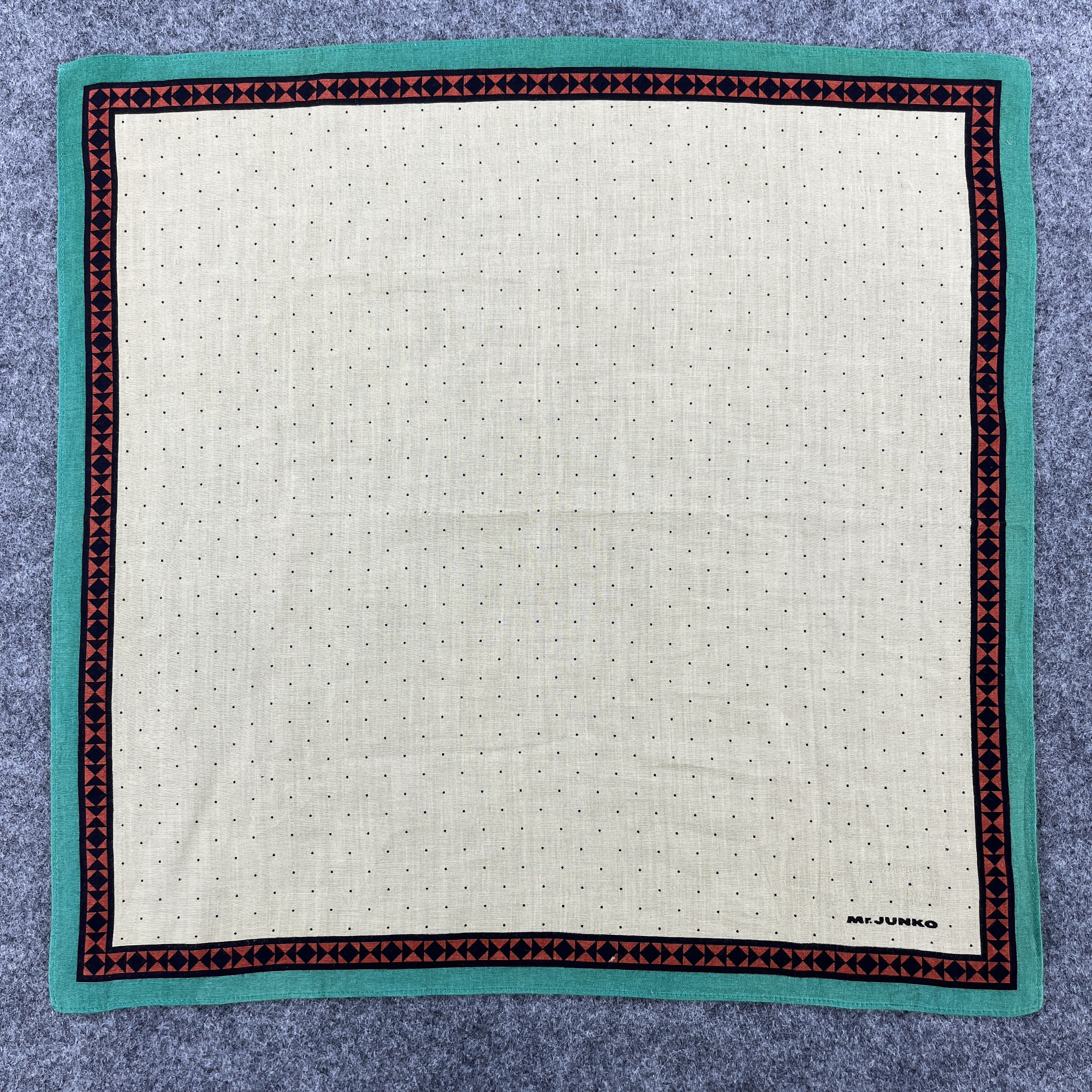 Japanese Brand Mr. Junko Handkerchief / Bandana / Neckerchief B409 Size ONE SIZE - 2 Thumbnail