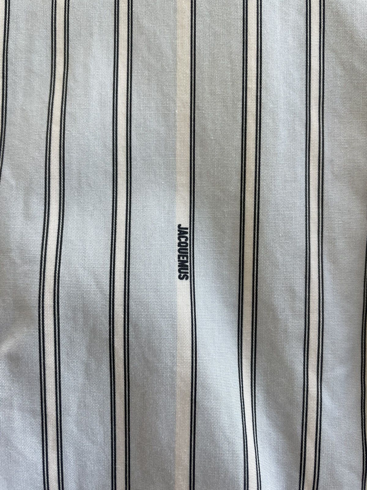 Jacquemus Jacquemus Long Sleeve Shirt - Blue Stripe Size US M / EU 48-50 / 2 - 7 Thumbnail