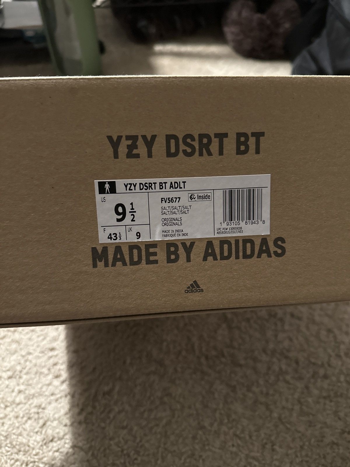 Adidas Yeezy dsrt boot “salt” Size US 9.5 / EU 42-43 - 8 Thumbnail