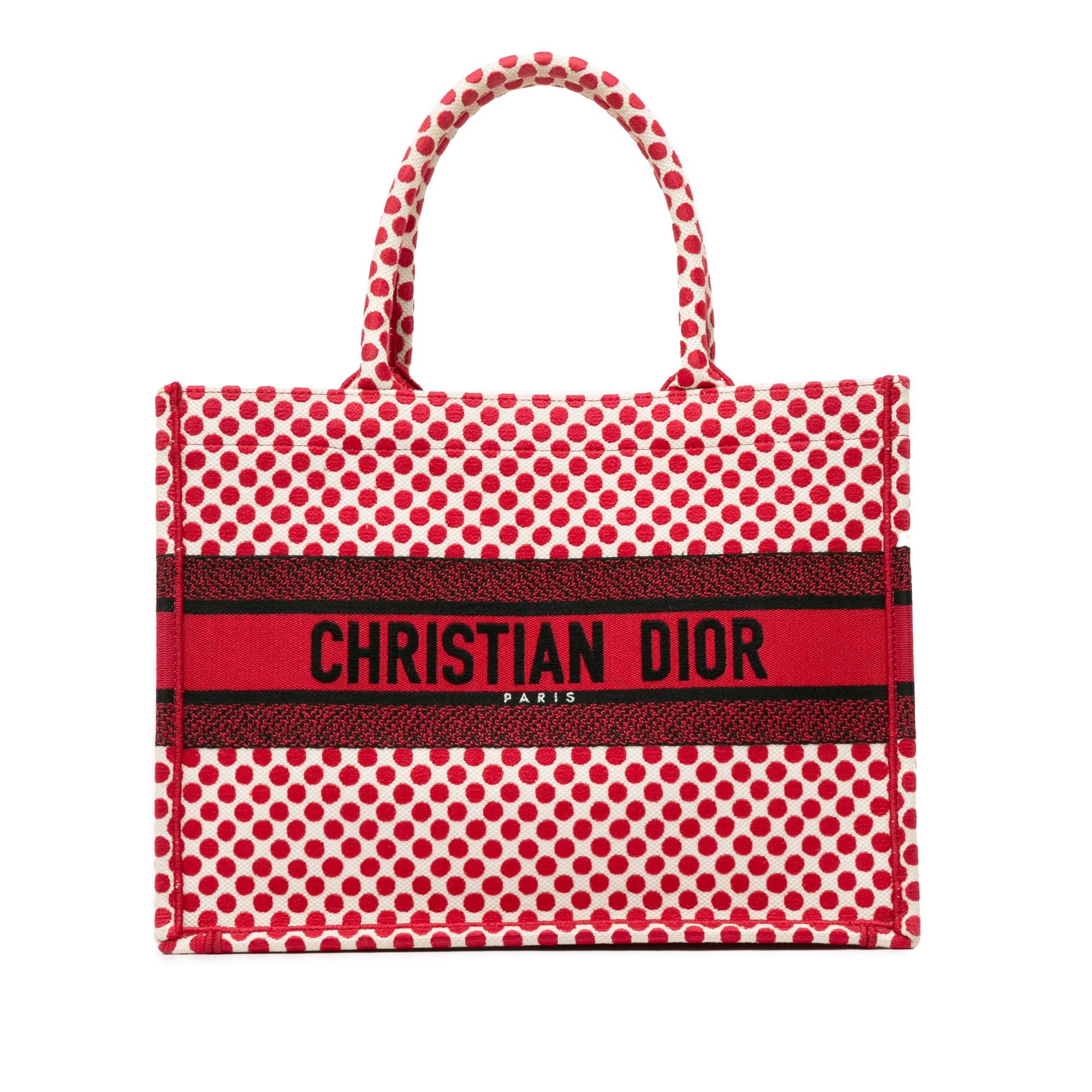 Dior Medium Dioramour Book Tote Red