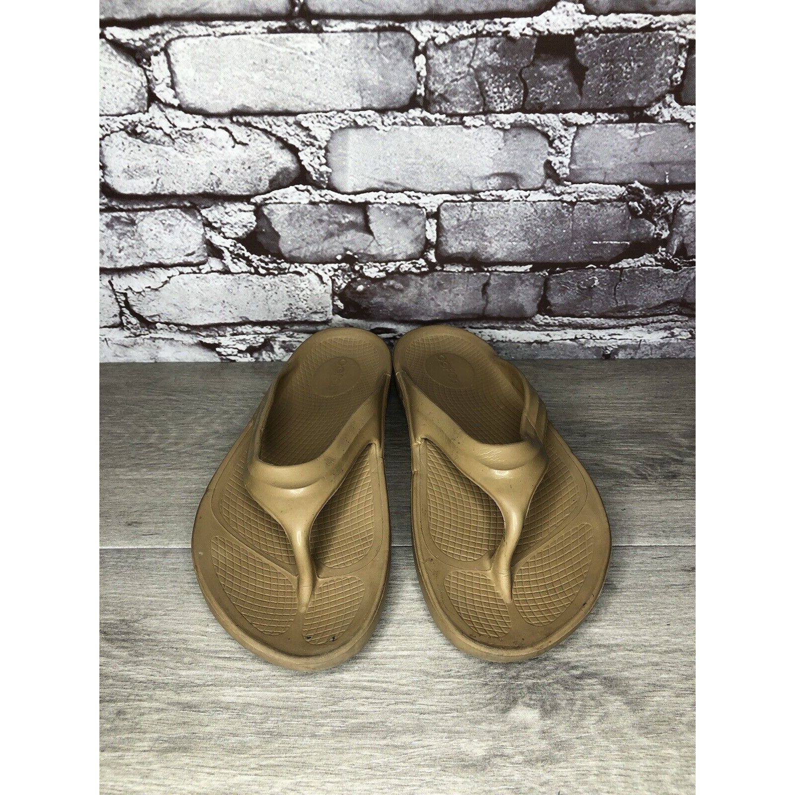 Other Oofos Oolala Camel Nude Rubber Thong Lightweight Sandals Wom Size US 10 / IT 40 - 17 Thumbnail