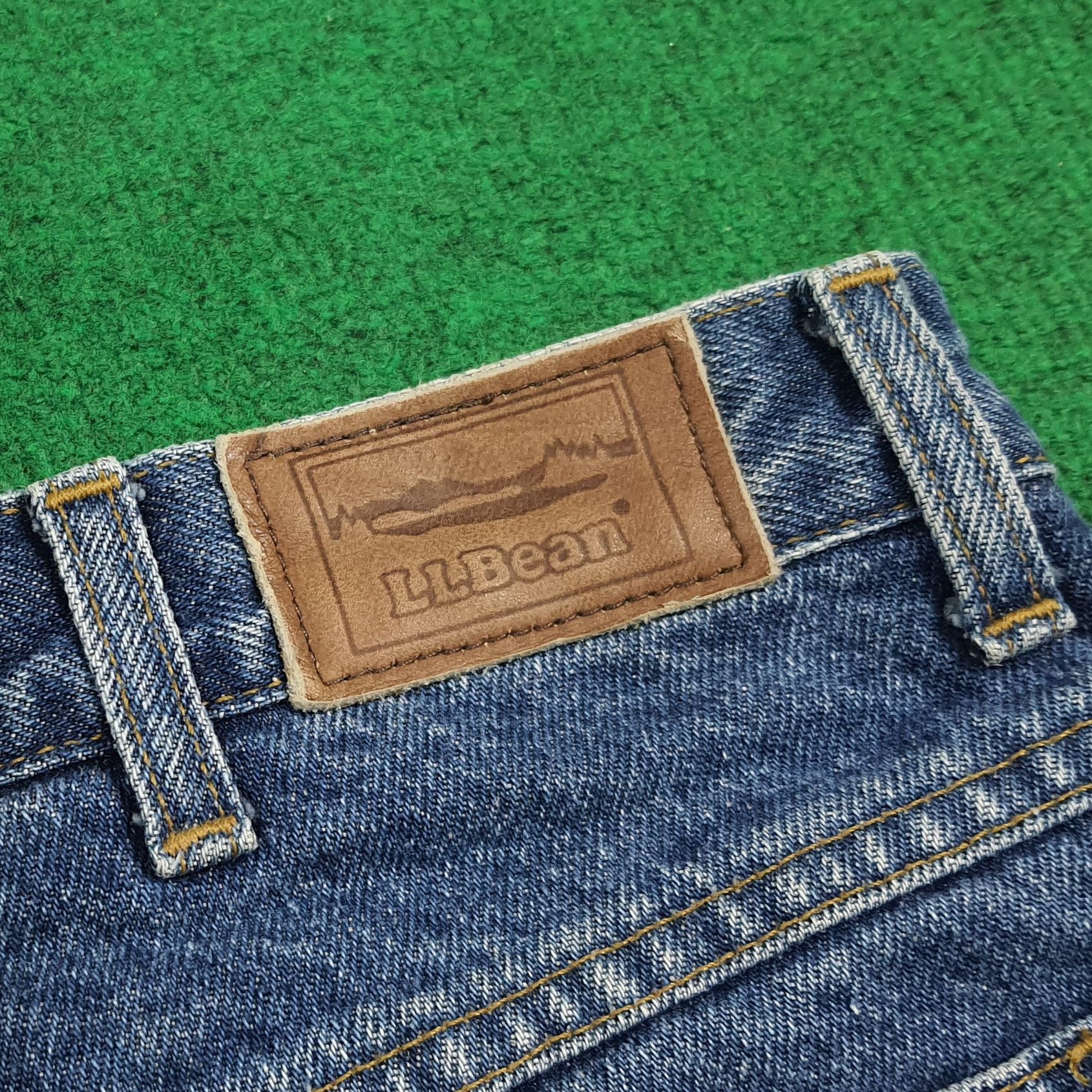 L.L. Bean Vintage L.L. Bean Classic Fleece Lines Jeans C280N1 Size US 33 - 4 Thumbnail