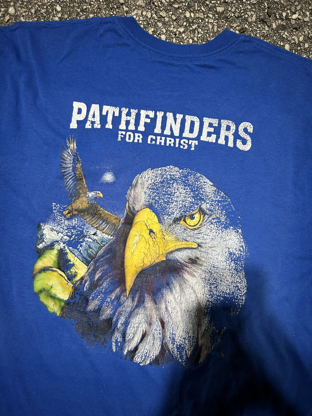 Other 1/1 Your World US Debt Clock blue graphic tee t shirt Size US L / EU 52-54 / 3 - 4 Thumbnail