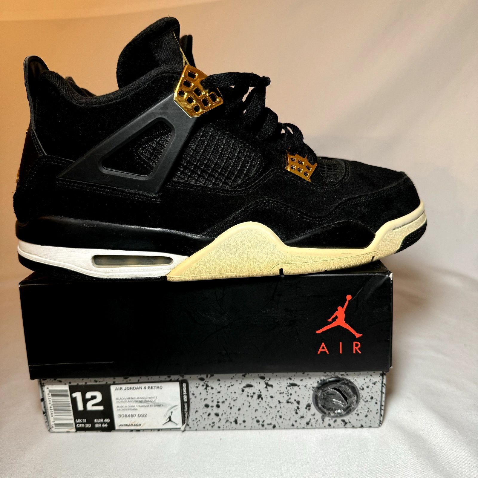 Jordan Brand × Nike Size 12 - Nike Air Jordan 4 Retro Royalty Men's Shoes Size US 12 / EU 45 - 1 Thumbnail