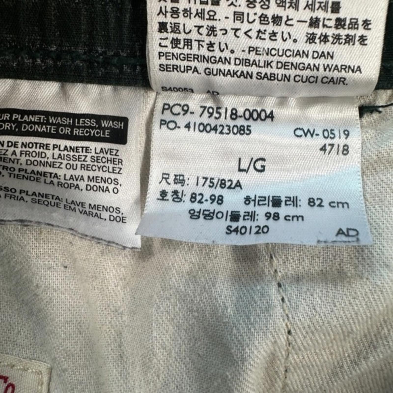 Levi's Levis Cargo Jogger Pants Mens Olive Green Drawstring Waist Size US 34 / EU 50 - 5 Thumbnail