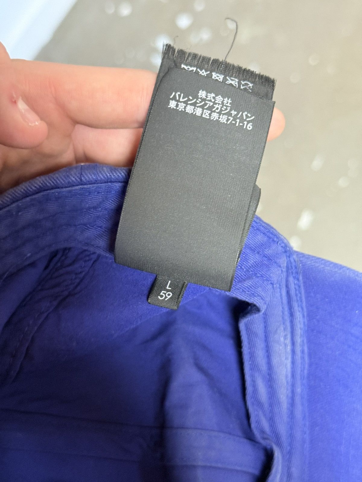 Balenciaga Balenciaga Campaign Blue Hat Size ONE SIZE - 8 Thumbnail