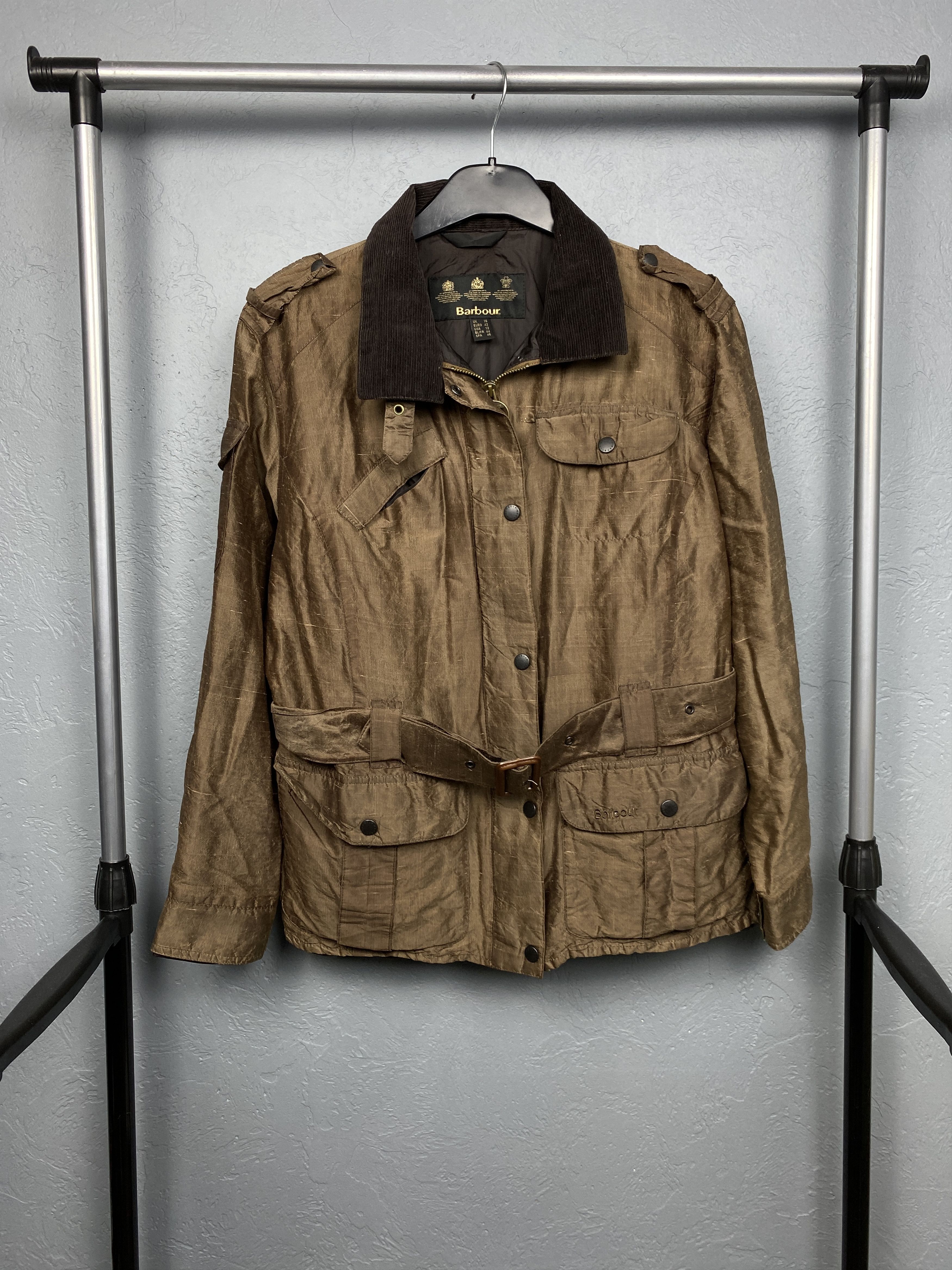 Barbour Barbour Vintage Womens Flyweight Wax Amelia Jacket Size XL / US 12-14 / IT 48-50 - 1 Thumbnail