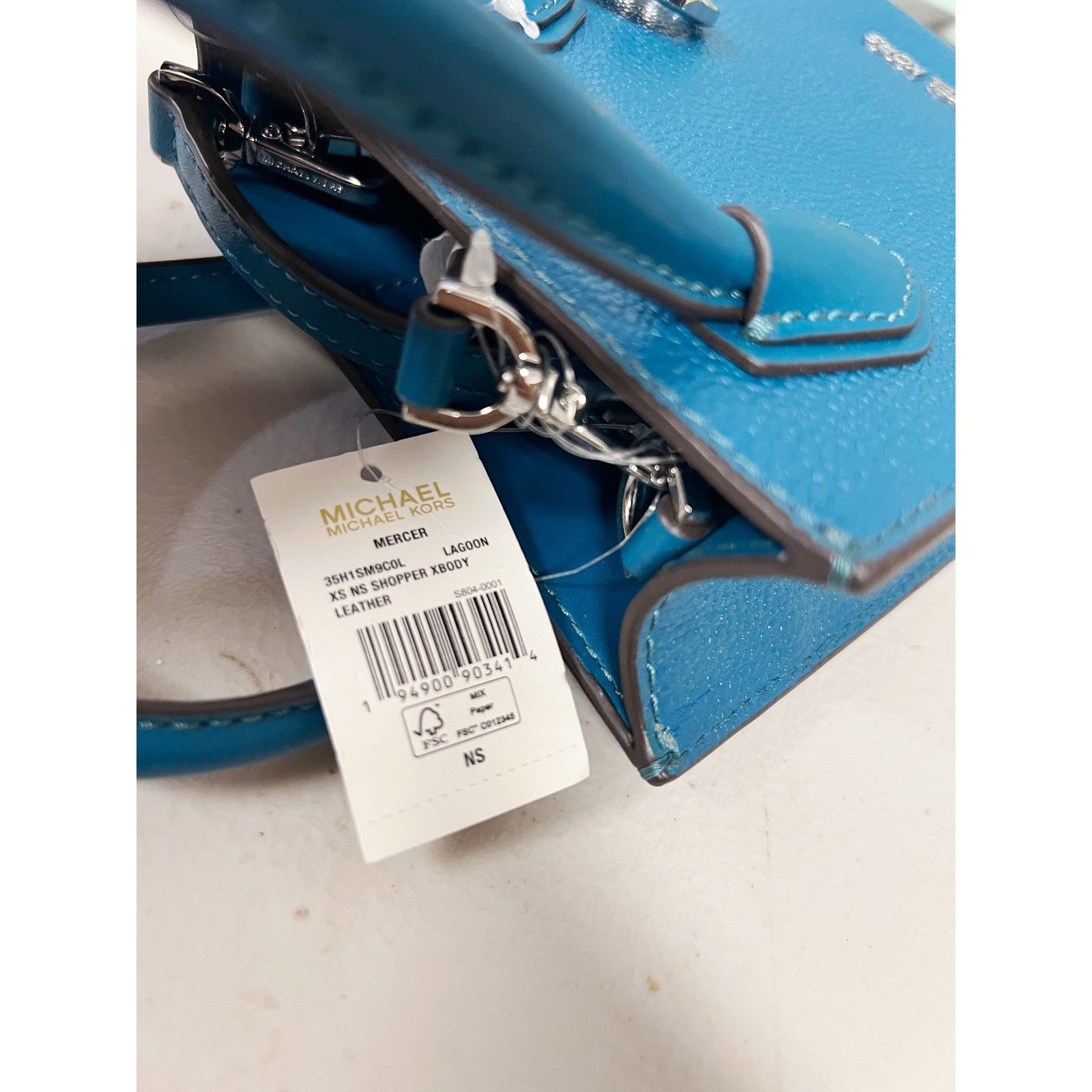Michael Kors Michael Kors 35H1SM9C0L Mercer Extra-Small Pebbled Leather Size ONE SIZE - 7 Thumbnail