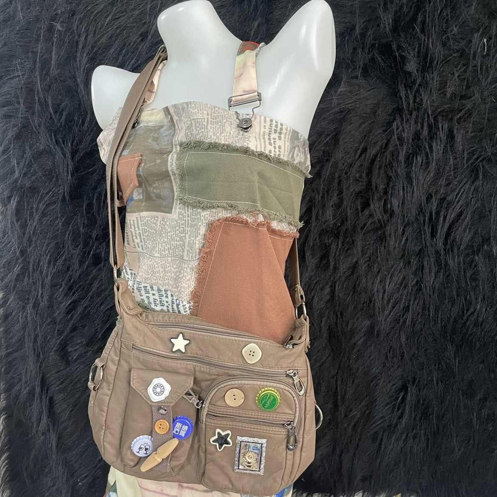Other Badge Patchwork Crossbody Shoulder Bag Size ONE SIZE - 4 Thumbnail