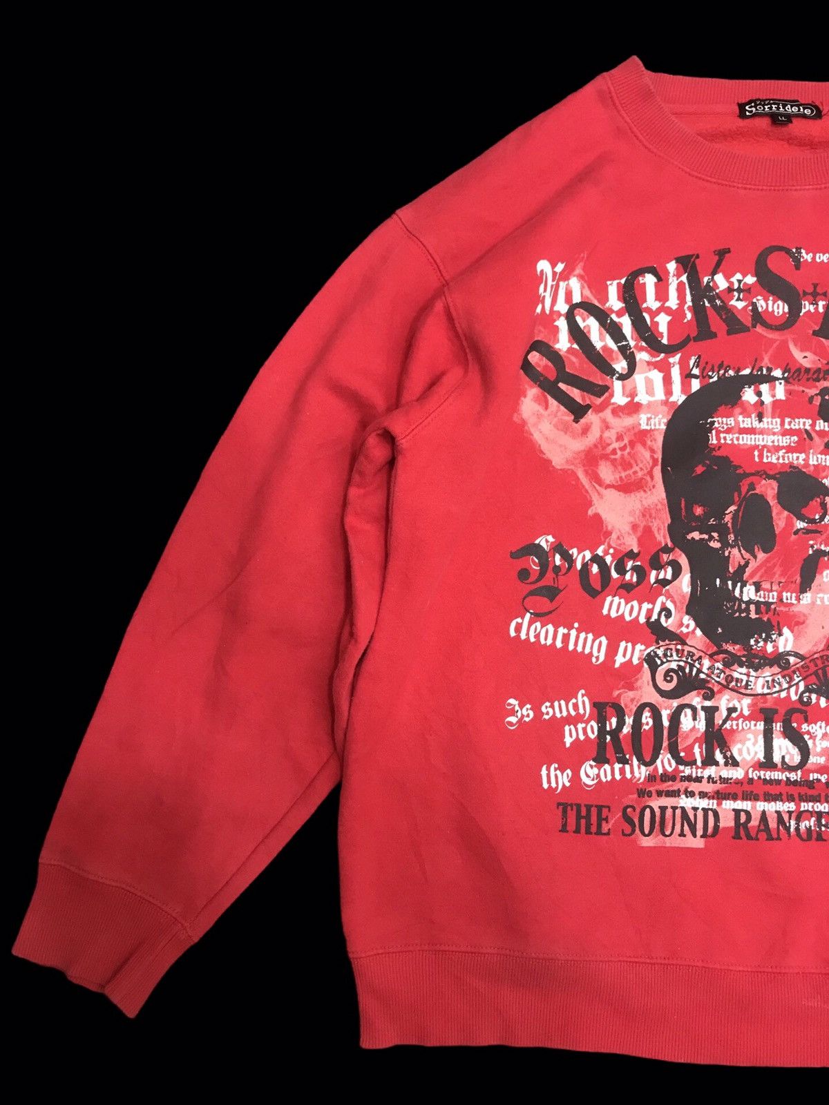 Japanese Brand × Seditionaries 💥PUNK💥Sorridere Skull Punk Style Sweatshirt F438 Size US XL / EU 56 / 4 - 6 Thumbnail