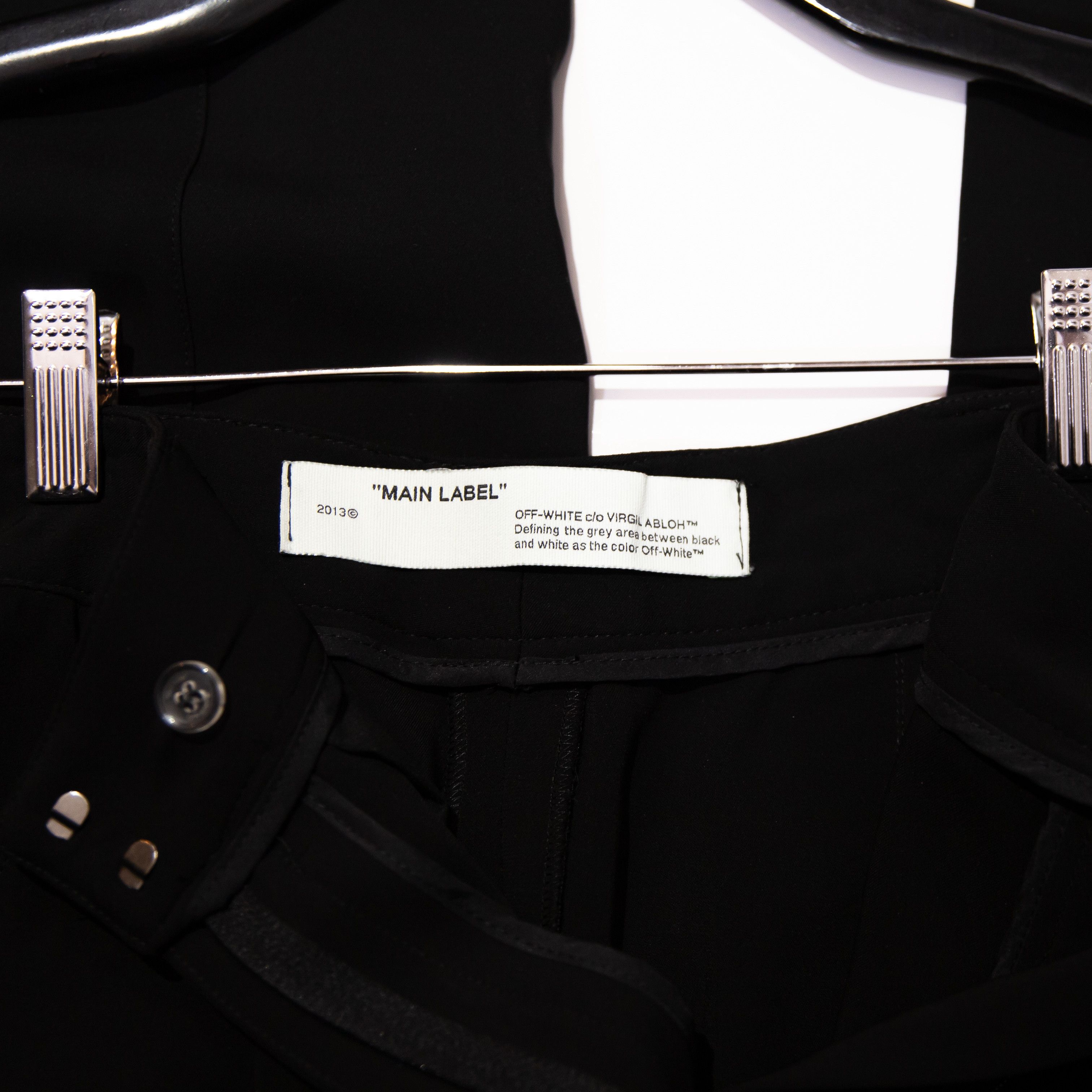 Off-White Off-White Virgil Abloh Main Label Mid Rise Size 25" / US 0 / IT 36 - 2 Thumbnail