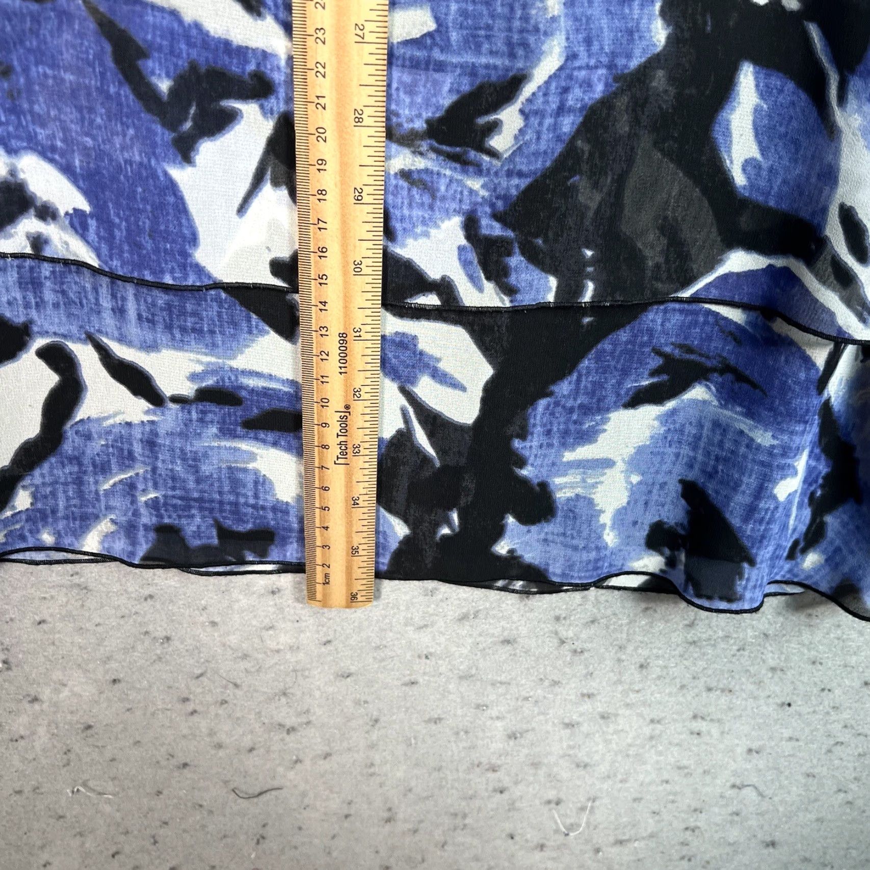 Kenneth Cole KENNETH COLE Dress Shift Layered Tiered Sleeveless Blue White Sundress Sz 4 Size S / US 4 / IT 40 - 3 Thumbnail