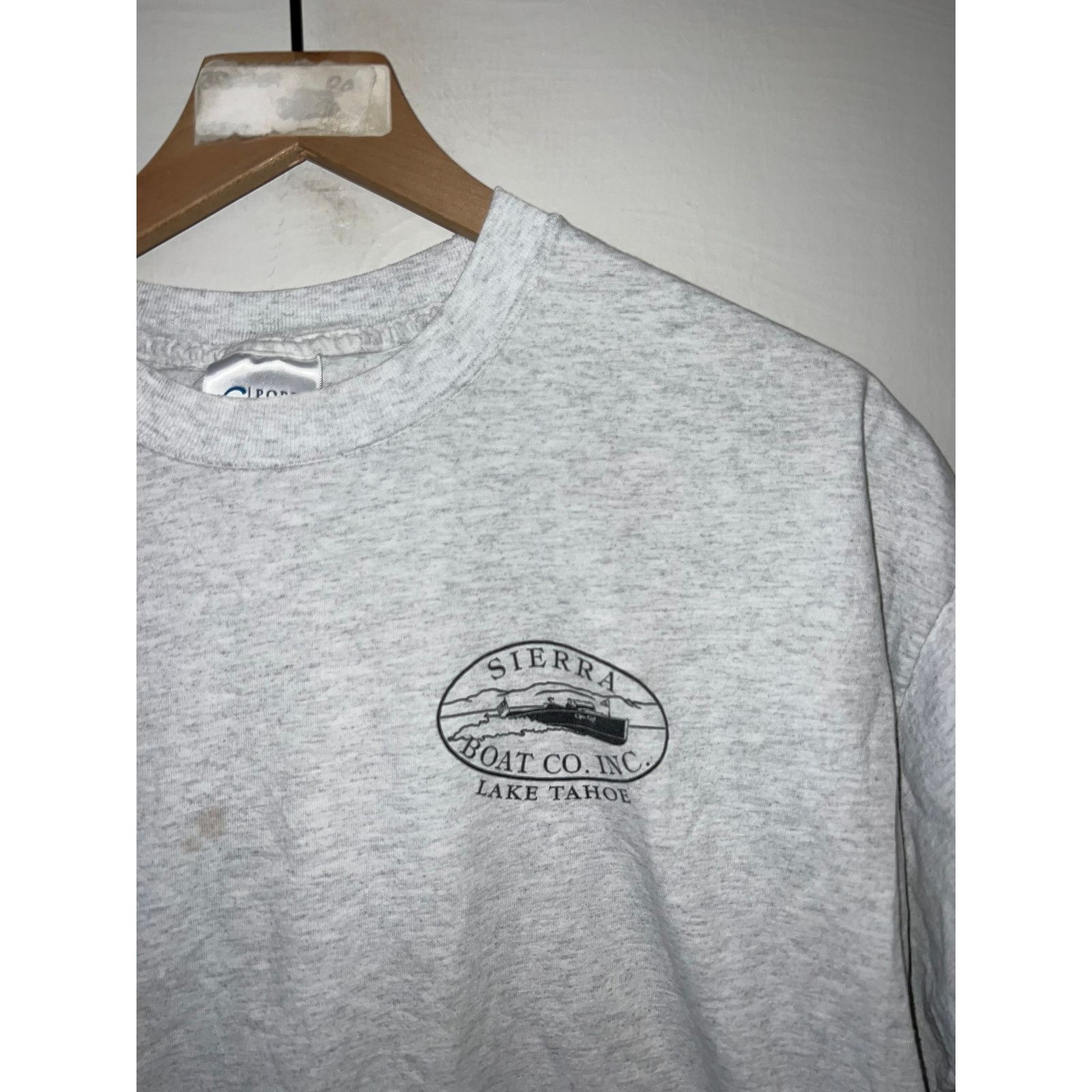 Vintage Y2K Women's Sierra Boat Lake Tahoe Crop Top Shirt Women XL Size XL / US 12-14 / IT 48-50 - 3 Thumbnail