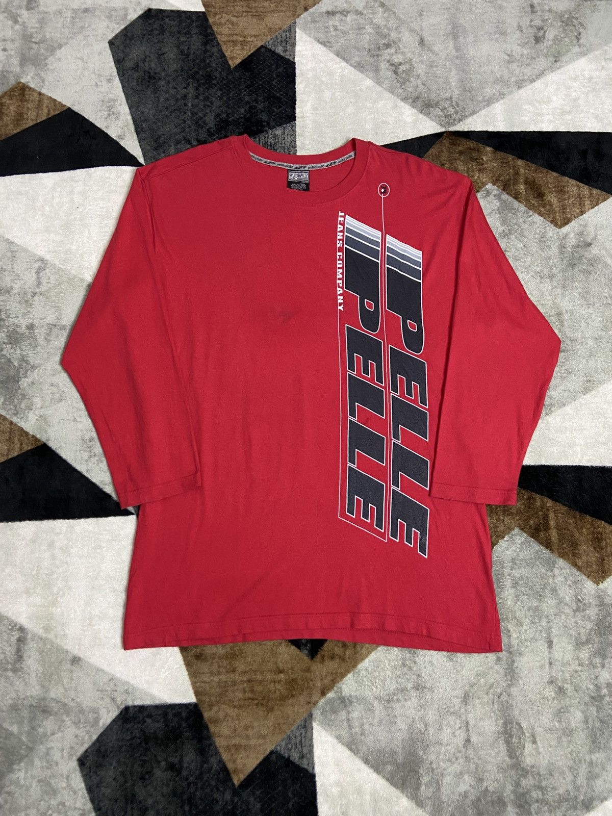 Pelle Pelle Vintage Pelle Pelle Marc Buchanan Spell Out 3/4 Sleeve Size US L / EU 52-54 / 3 - 1 Thumbnail