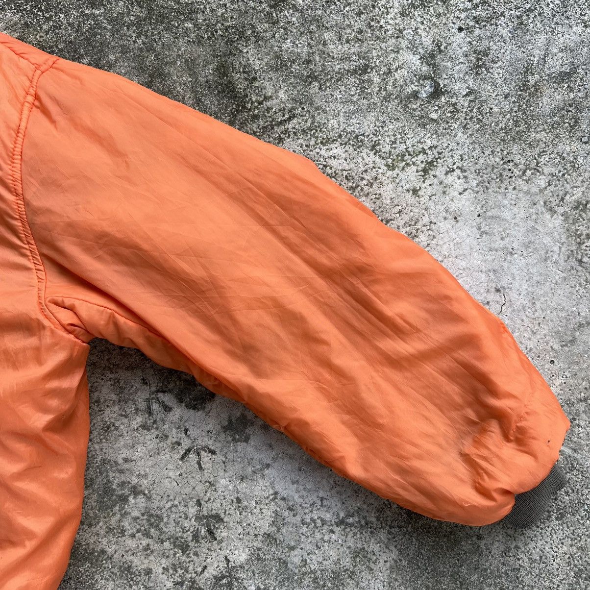 Vintage “VINTAGE” TRASHED MAN INTERMEDIATE MA-1 BOMBER JACKET Size US L / EU 52-54 / 3 - 15 Thumbnail