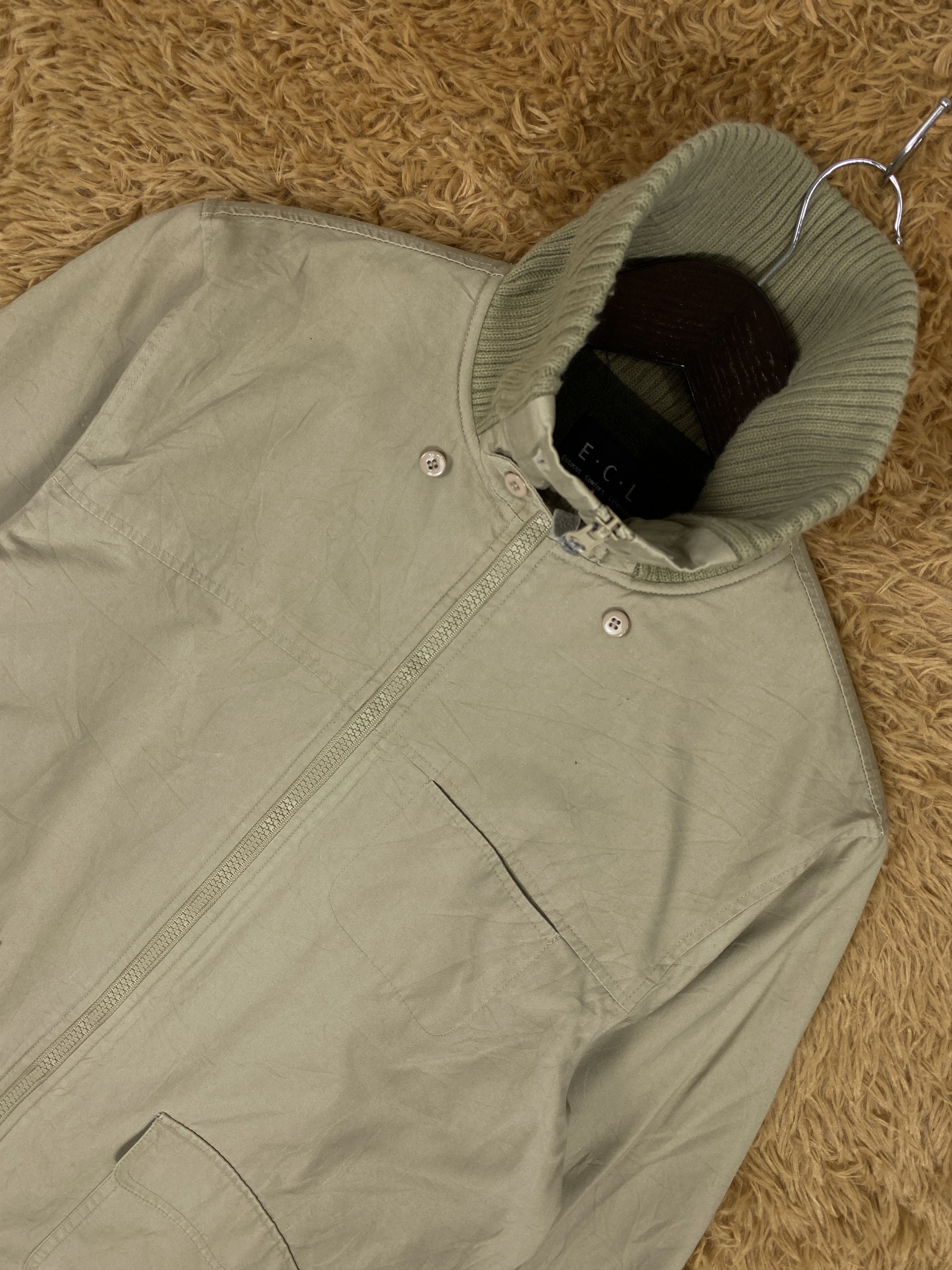 Japanese Brand Vintage E.C.L Fleece Lining Jacket J2366 Size US S / EU 44-46 / 1 - 2 Thumbnail