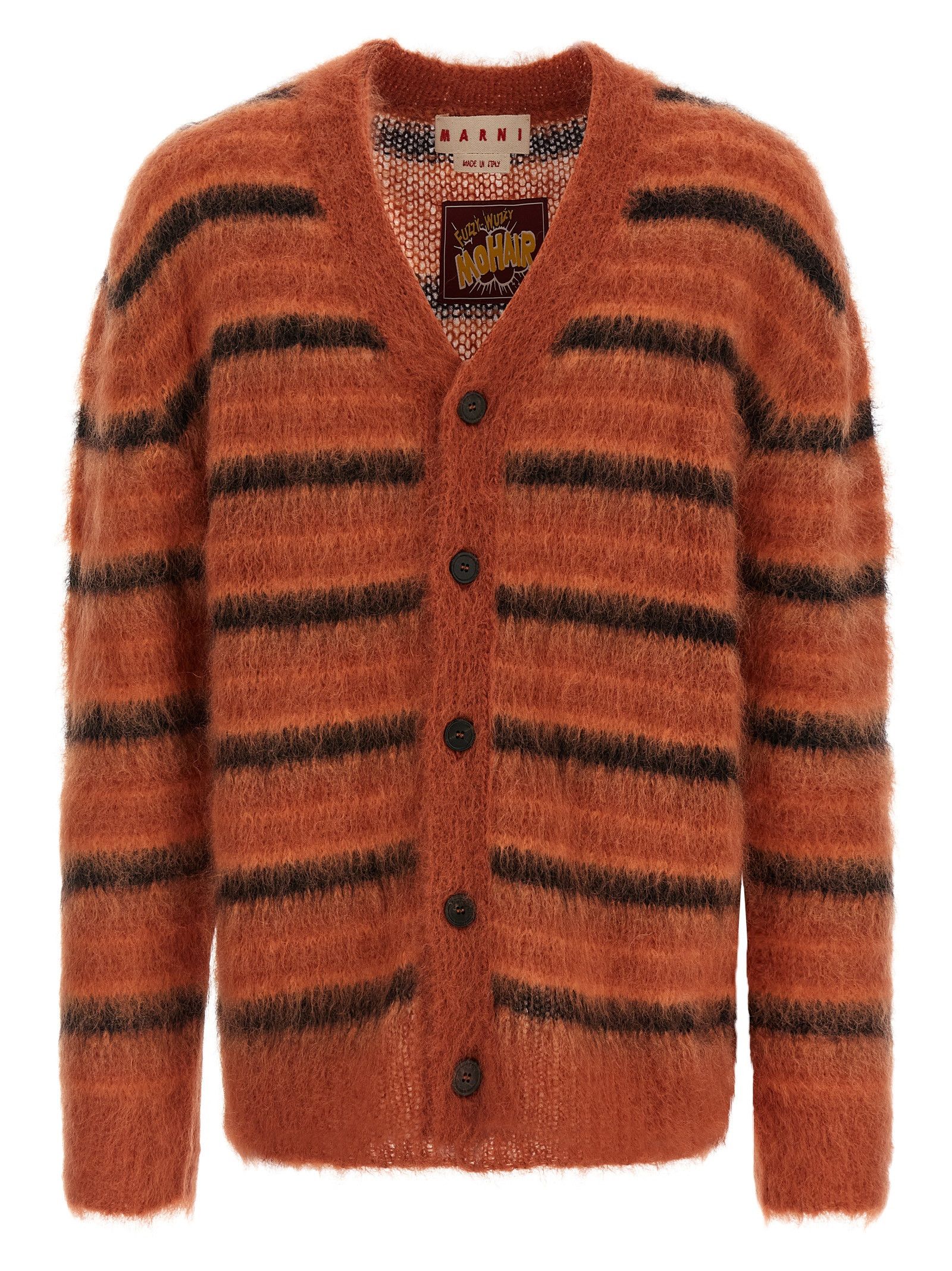 Marni Brushed Striped Cardigan Size US M / EU 48-50 / 2 - 1 Thumbnail