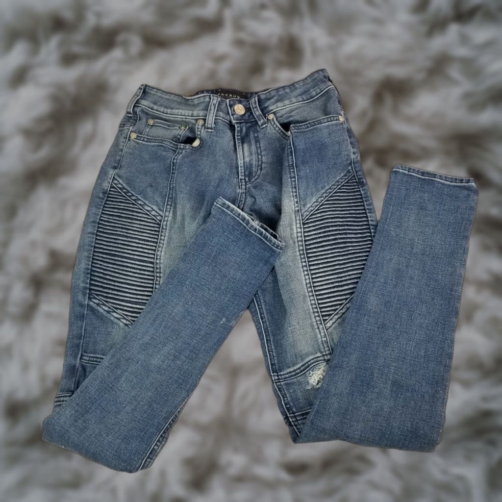 Pacsun Pacsun Mens Vertical Stretch Stacked Skinny Jeans Distressed 28 X 30 Denim Size US 28 / EU 44 - 1 Thumbnail