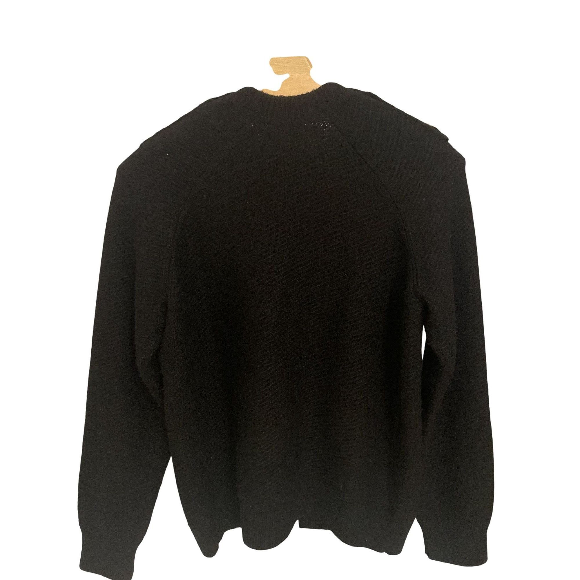 Chanel Chanel Black Wool Sweater With Silver Button Details On Shou Size XS / US 0-2 / IT 36-38 - 3 Thumbnail