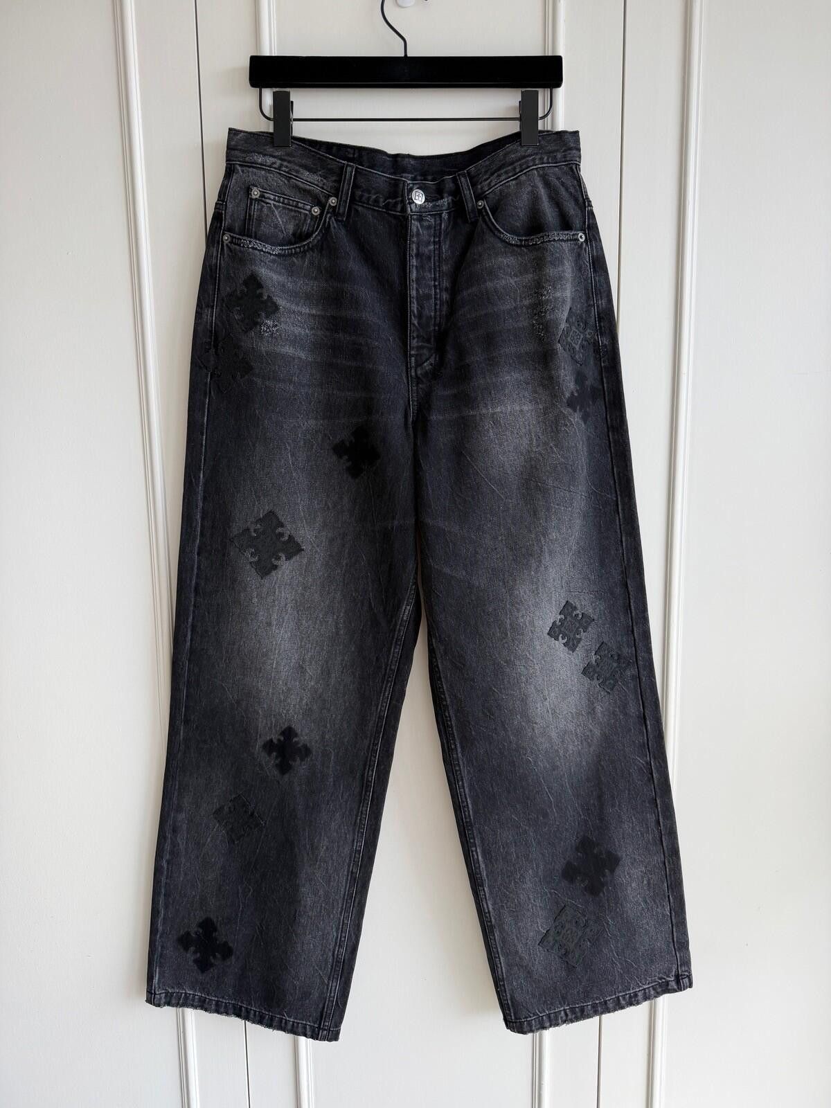 new Ksubi mens jeans Maxx Blakk Metal Kraftwerk 32 black