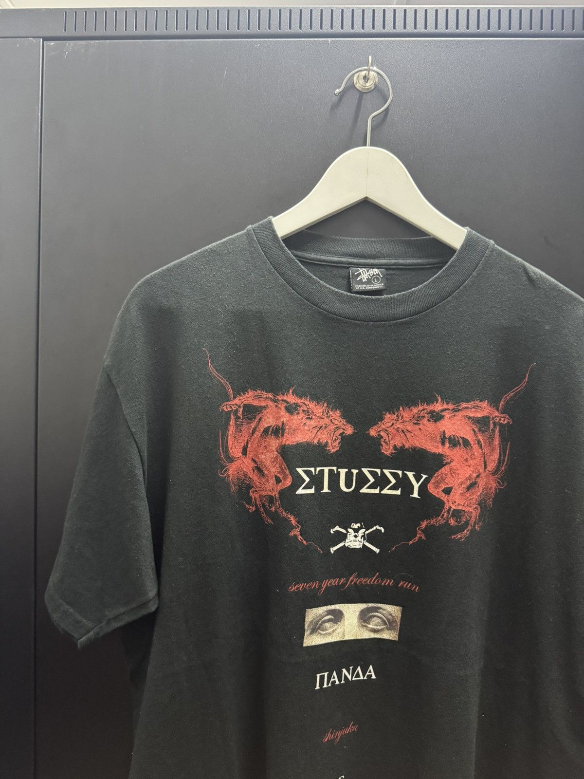 Stussy × Vintage Vintage y2k Stussy Rat Russia Font Very Rare Size US L / EU 52-54 / 3 - 2 Thumbnail