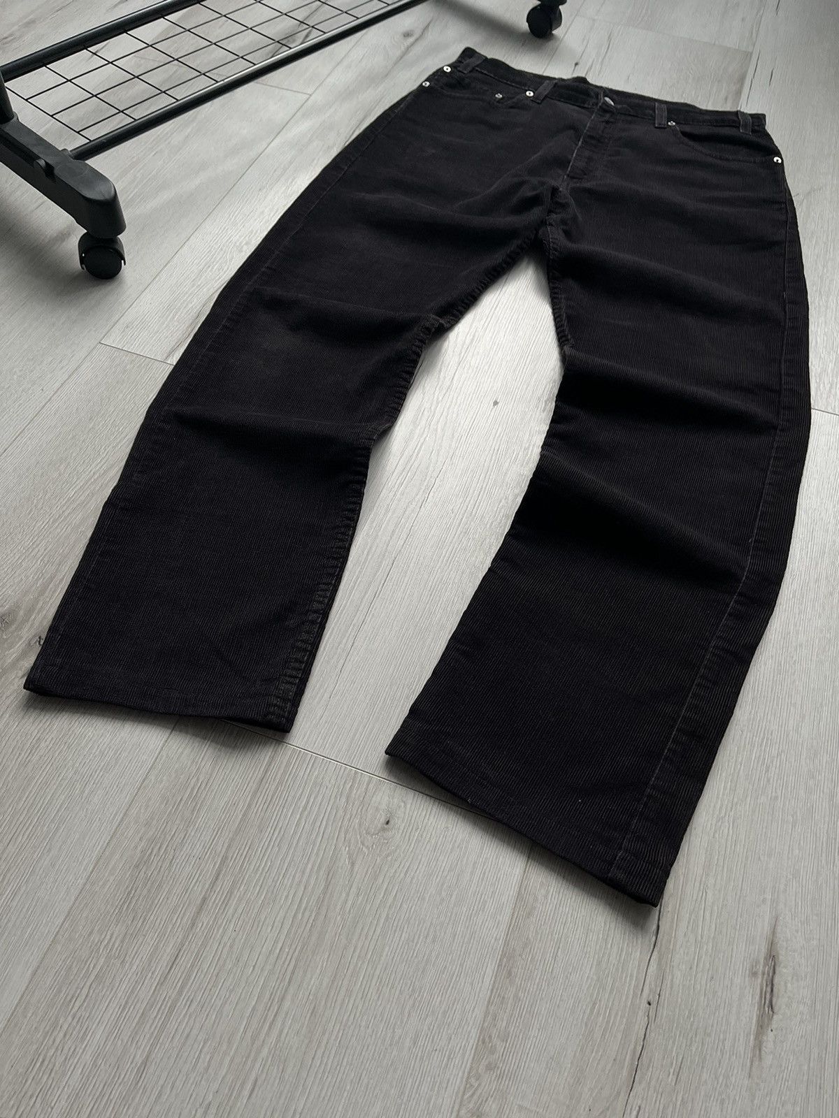 Levi's × Vintage Vintage 90s Levis 505 Corduroy Regular Straight 36x34 Pants Size US 34 / EU 50 - 7 Thumbnail