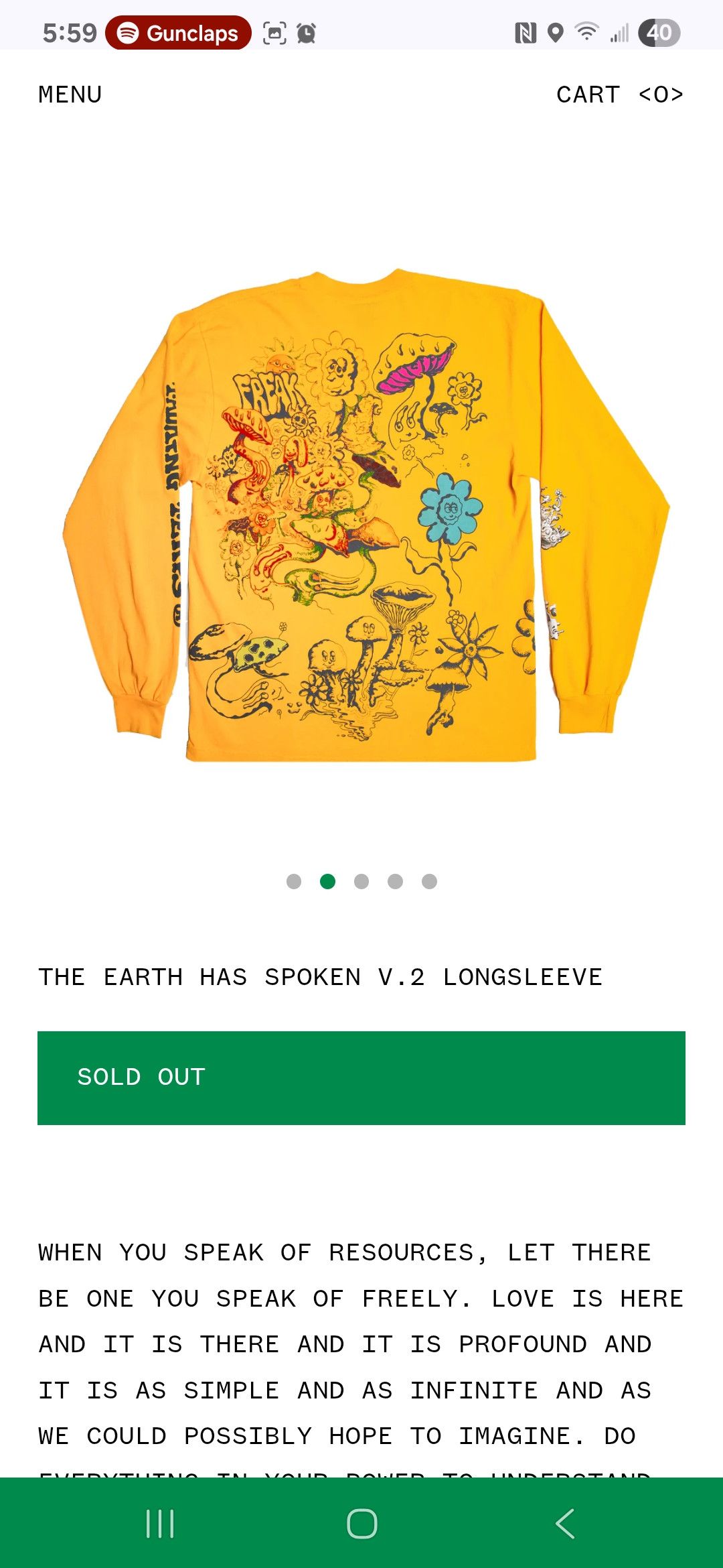Talking Terps The Earth Has Spoken V.2 Longsleeve Size US M / EU 48-50 / 2 - 3 Thumbnail