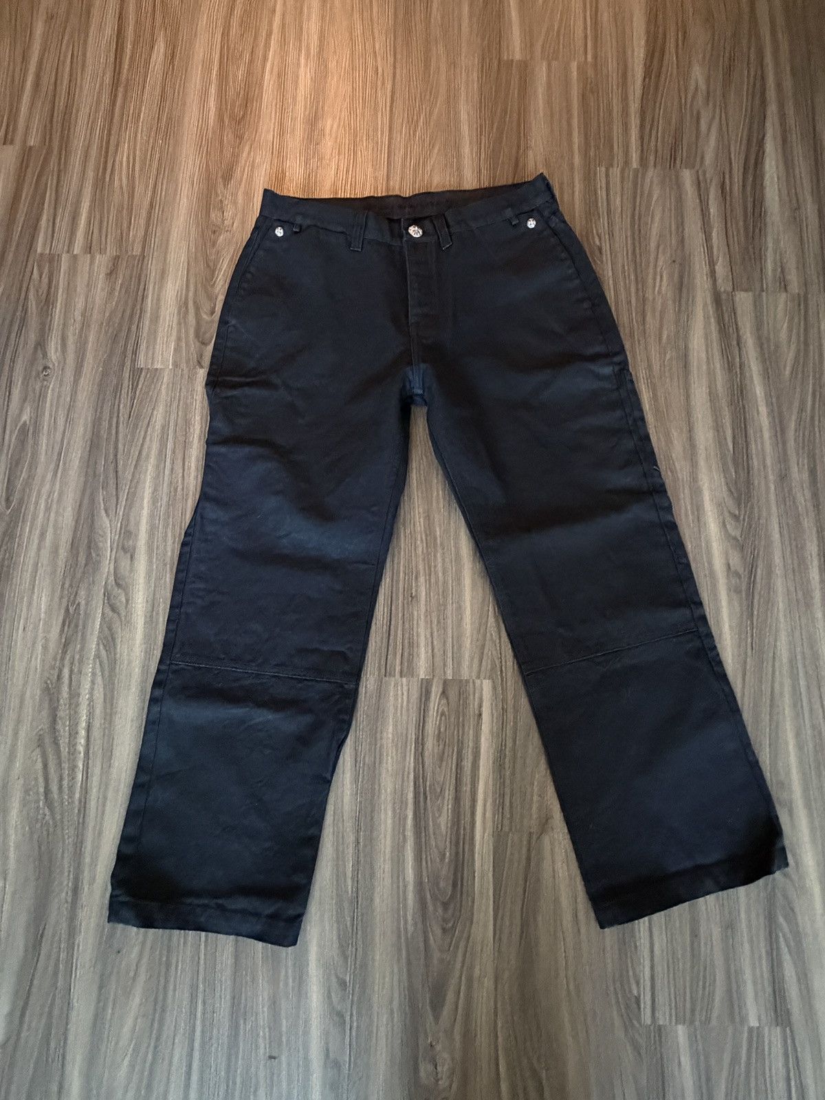 Chrome Hearts Chrome Hearts Cross Patch Double Knee Carpenter Pants Sz 36 Size US 36 / EU 52 - 15 Thumbnail
