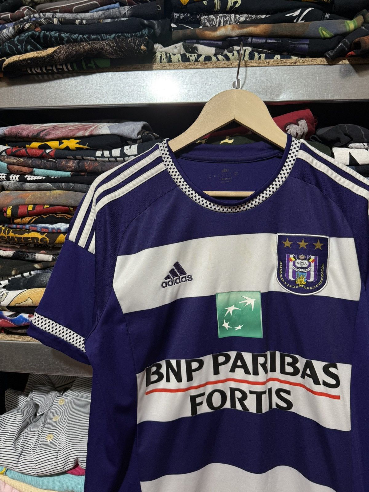 Adidas × Vintage Adidas ANDERLECHT HOME 2015 2016 Football Soccer Jersey Size US M / EU 48-50 / 2 - 3 Thumbnail