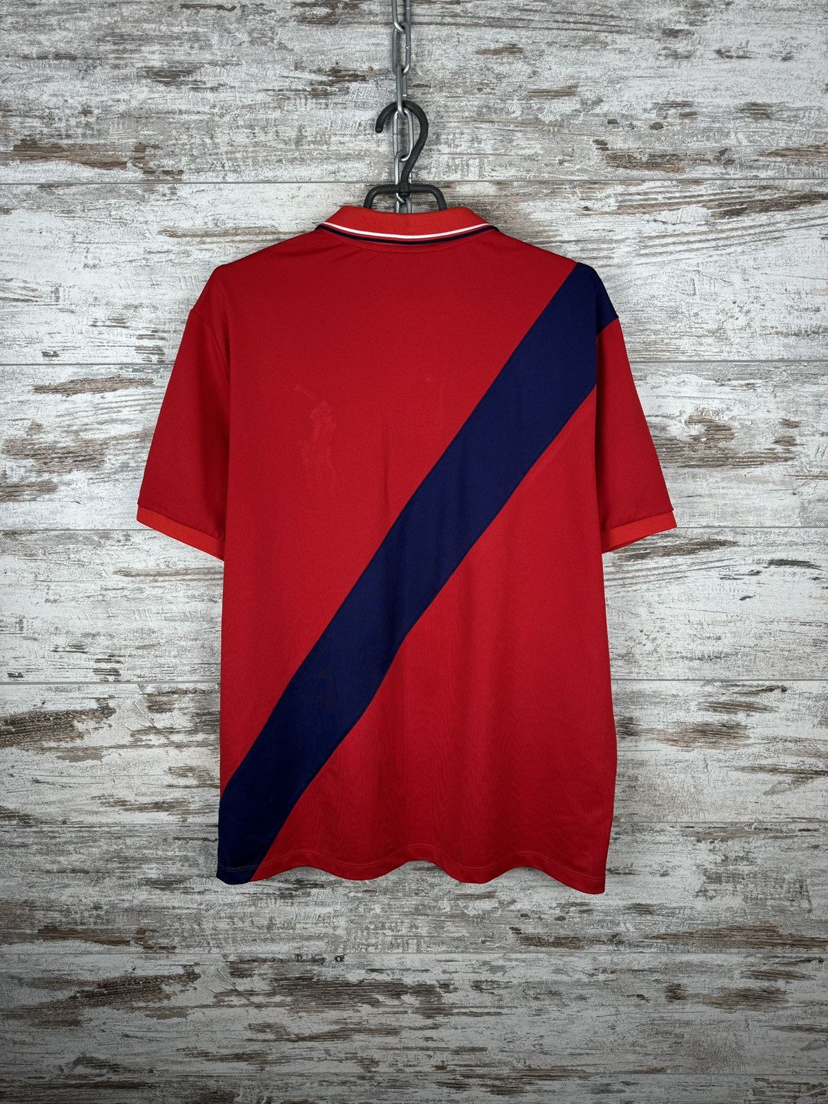 Polo Ralph Lauren × Vintage Mens Vintage Polo Ralph Lauren big logo polos rugby T-shirt Size US XL / EU 56 / 4 - 11 Thumbnail