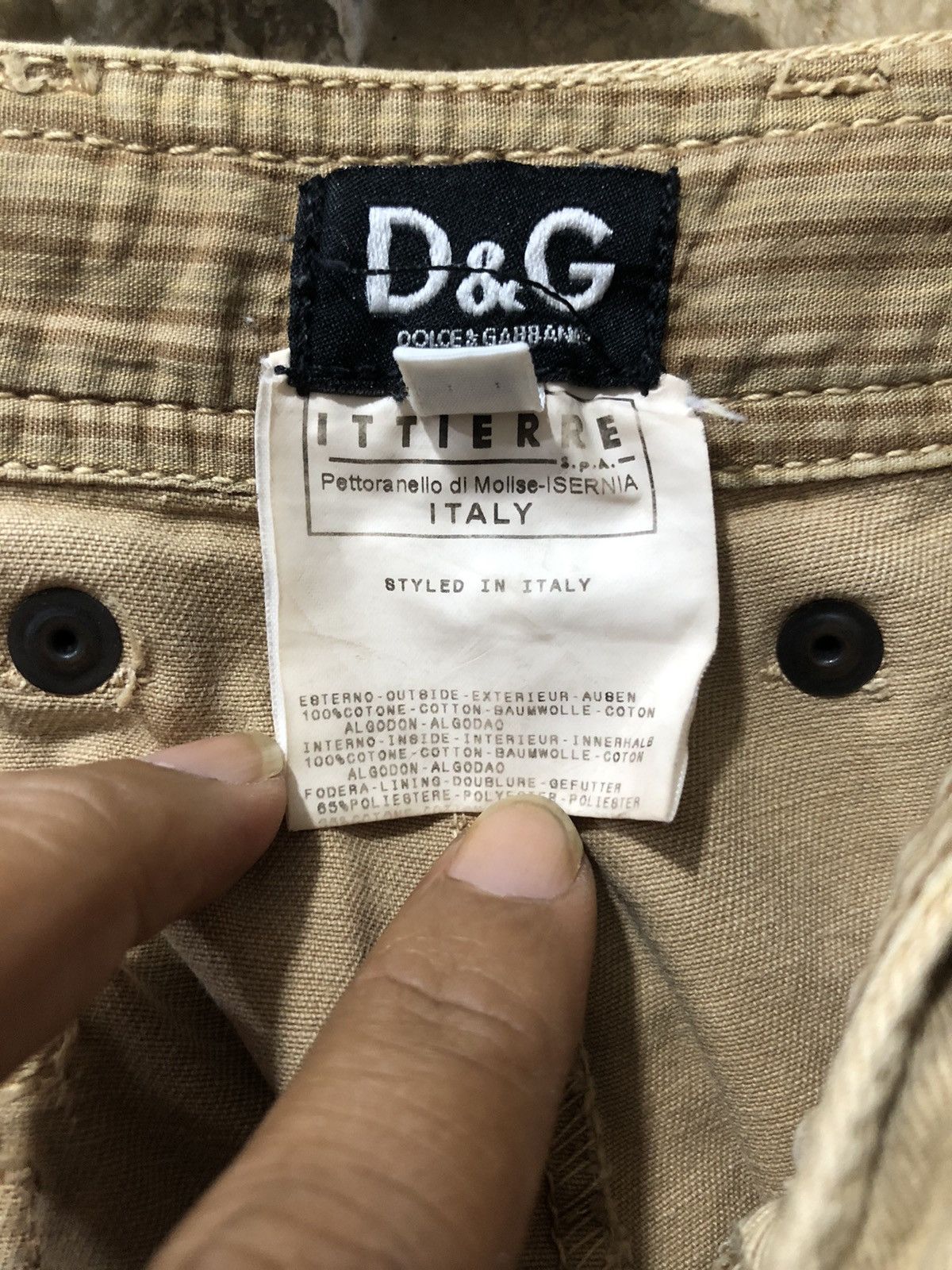 Dolce & Gabbana Vintage Dolce & Gabbana 7 Pocket Pants Size US 34 / EU 50 - 9 Thumbnail