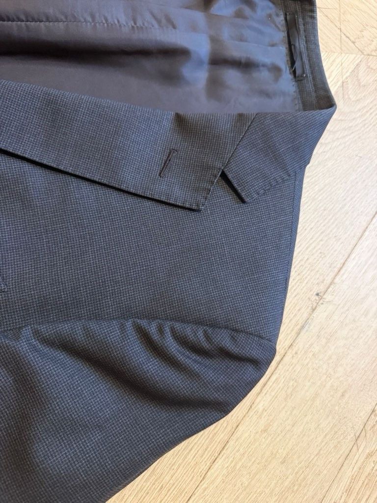 Z Zegna fine checked brown/gray blazer jacket Size 52R - 4 Thumbnail